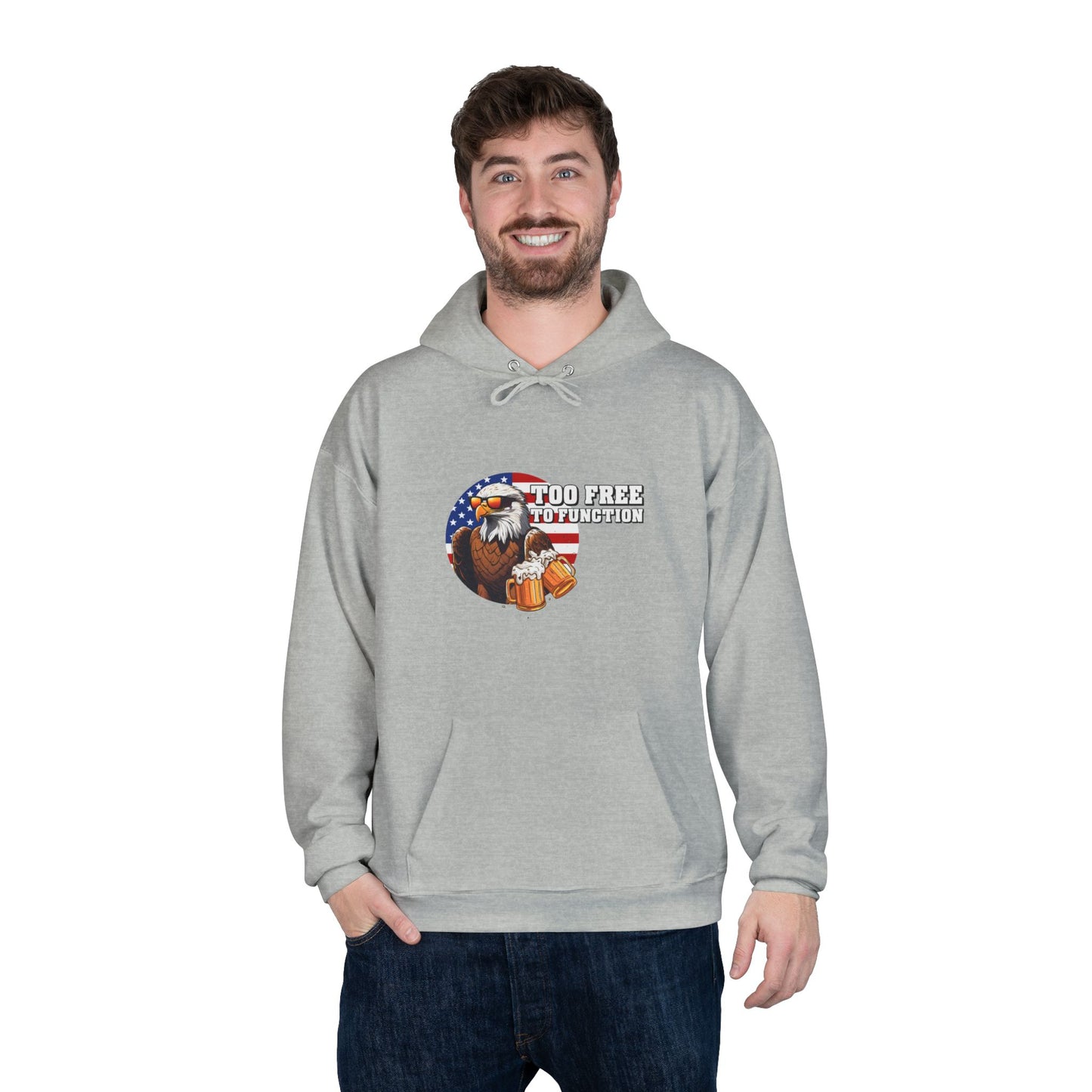 Pullover Hoodie - 'Too Free to Function'