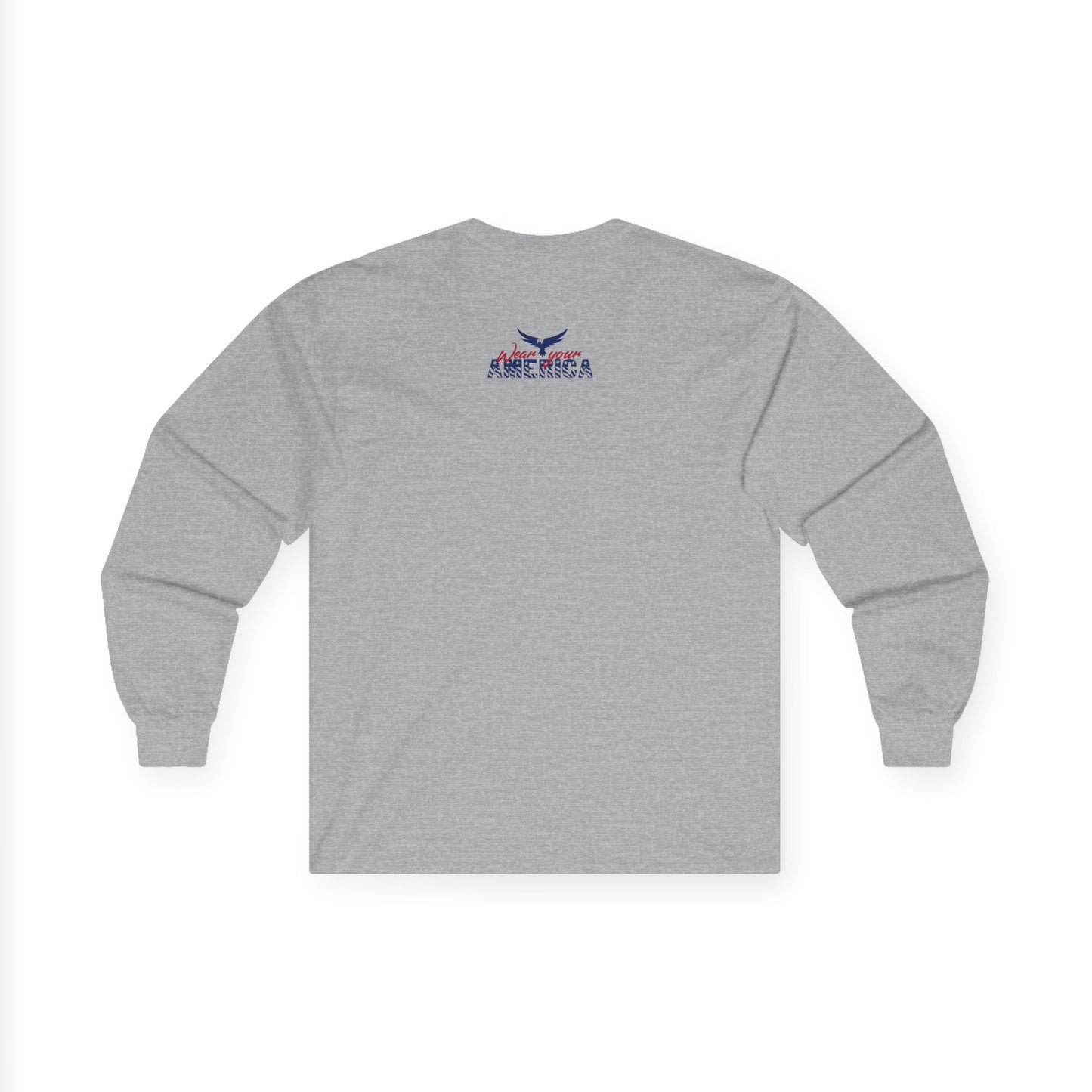 Patriotic French Bulldog Long Sleeve Tee