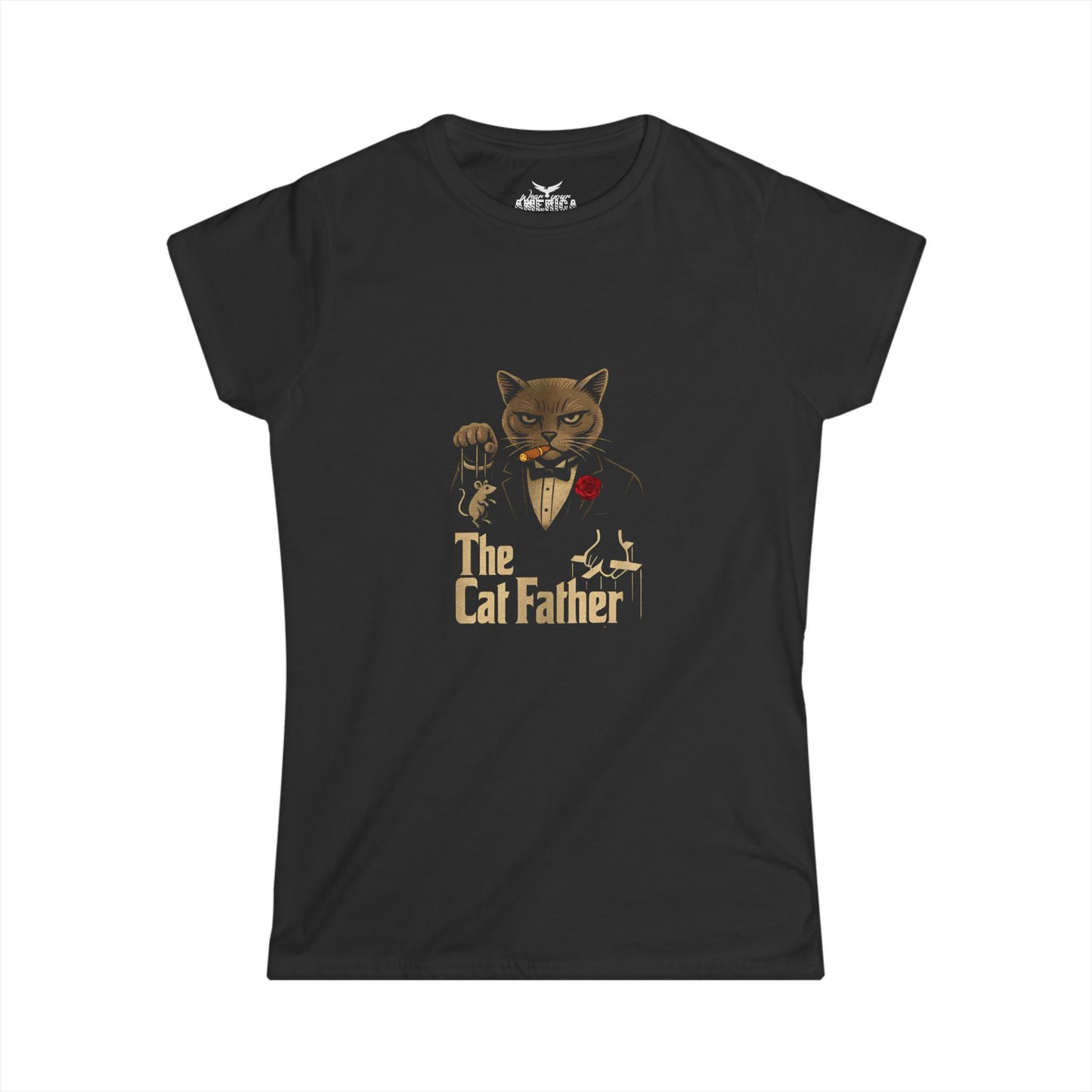The Cat Father Women's Softstyle Tee
