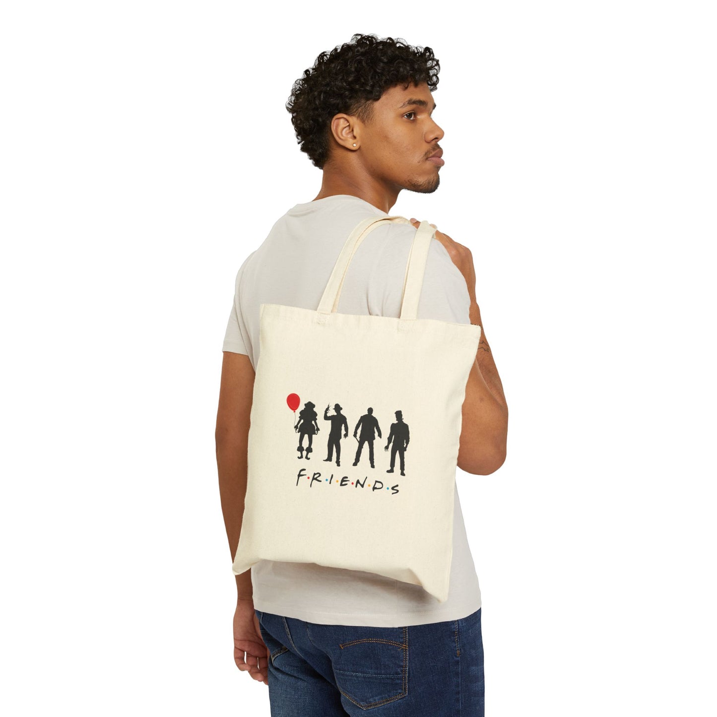 FRIENDS Cotton Canvas Tote Bag