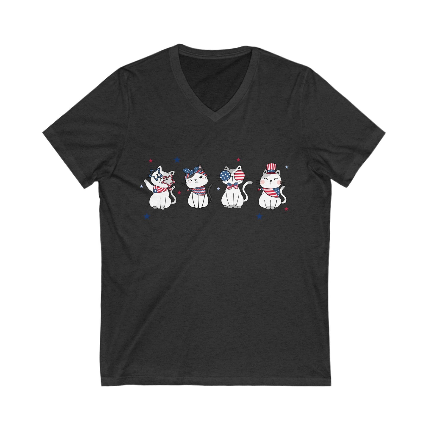 Mew-ly Jersey Short Sleeve V-Neck Tee