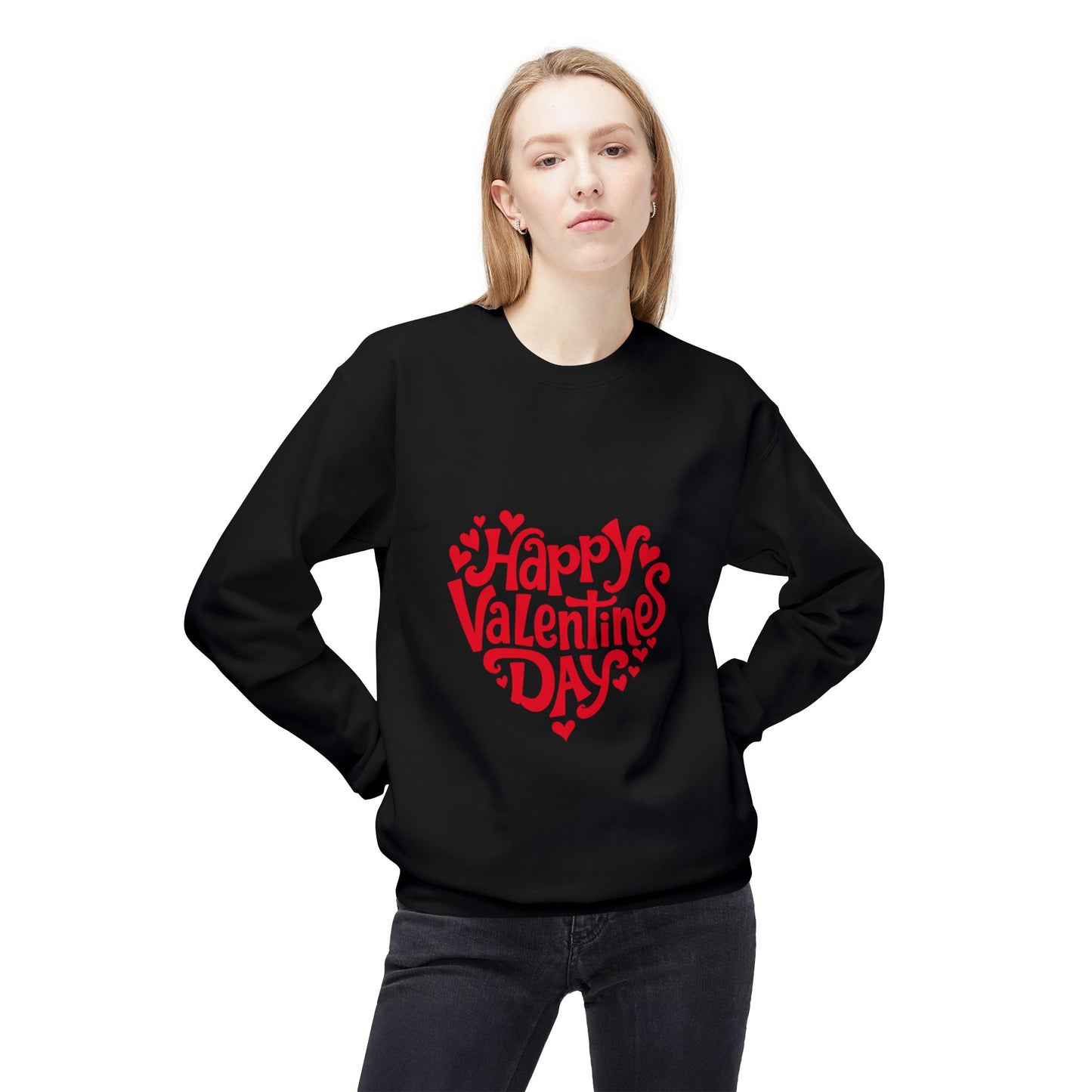 Happy Valentine's Day Crewneck Sweatshirt
