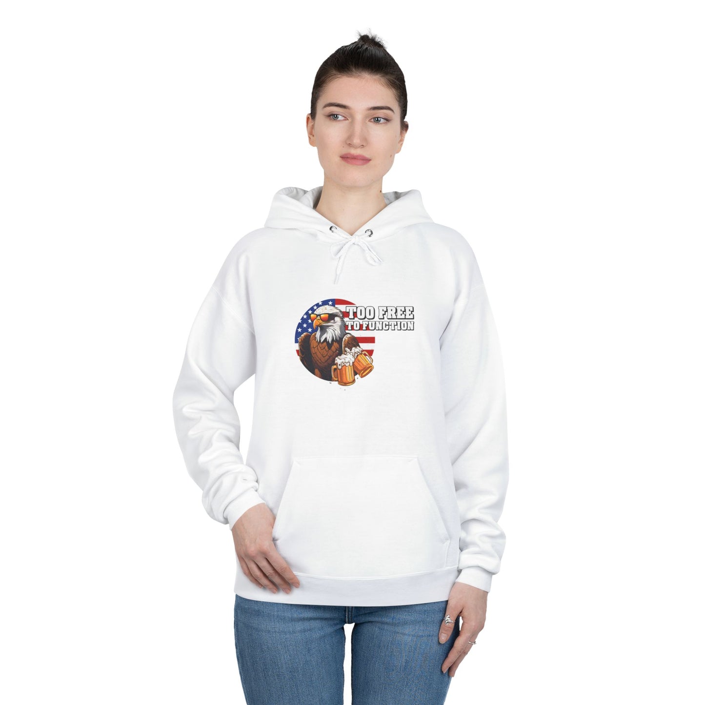 Pullover Hoodie - 'Too Free to Function'
