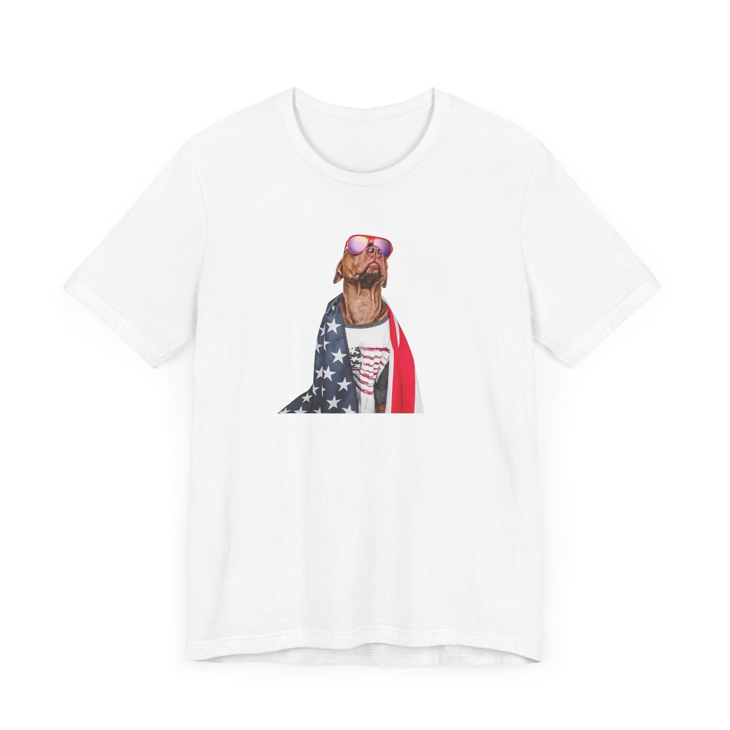 Patriotic Dog WYA Unisex Jersey Short Sleeve Tee