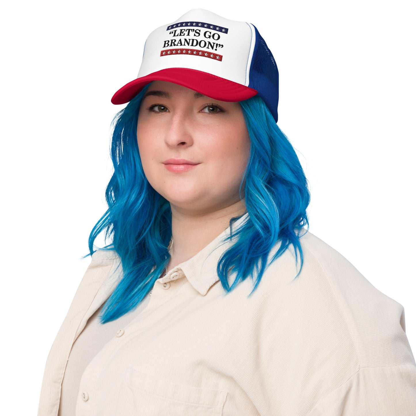WYA Let's Go Brandon Foam trucker hat