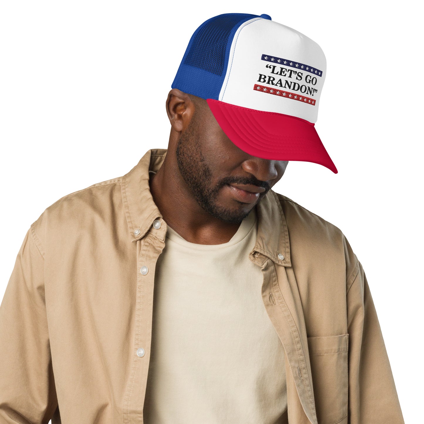 WYA Let's Go Brandon Foam trucker hat