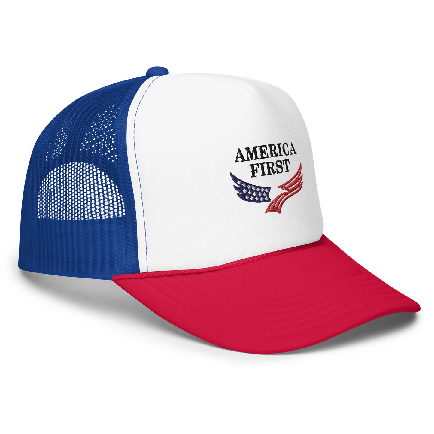 WYA America First Foam trucker hat