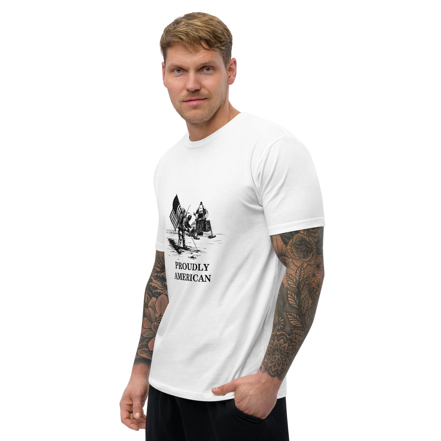WYA Proudly American Apollo Short Sleeve T-shirt