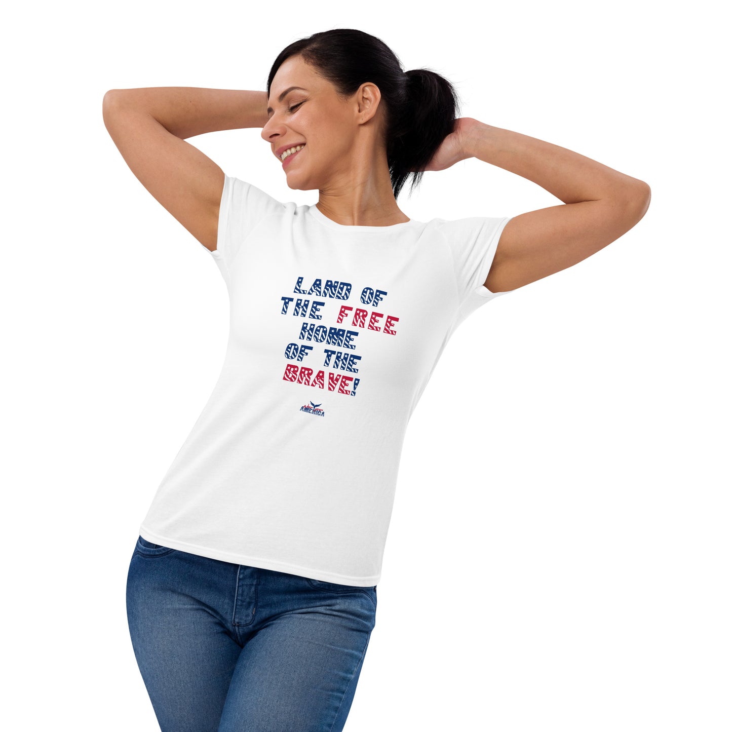 WYA Land of the Free Women's short sleeve t-shirt