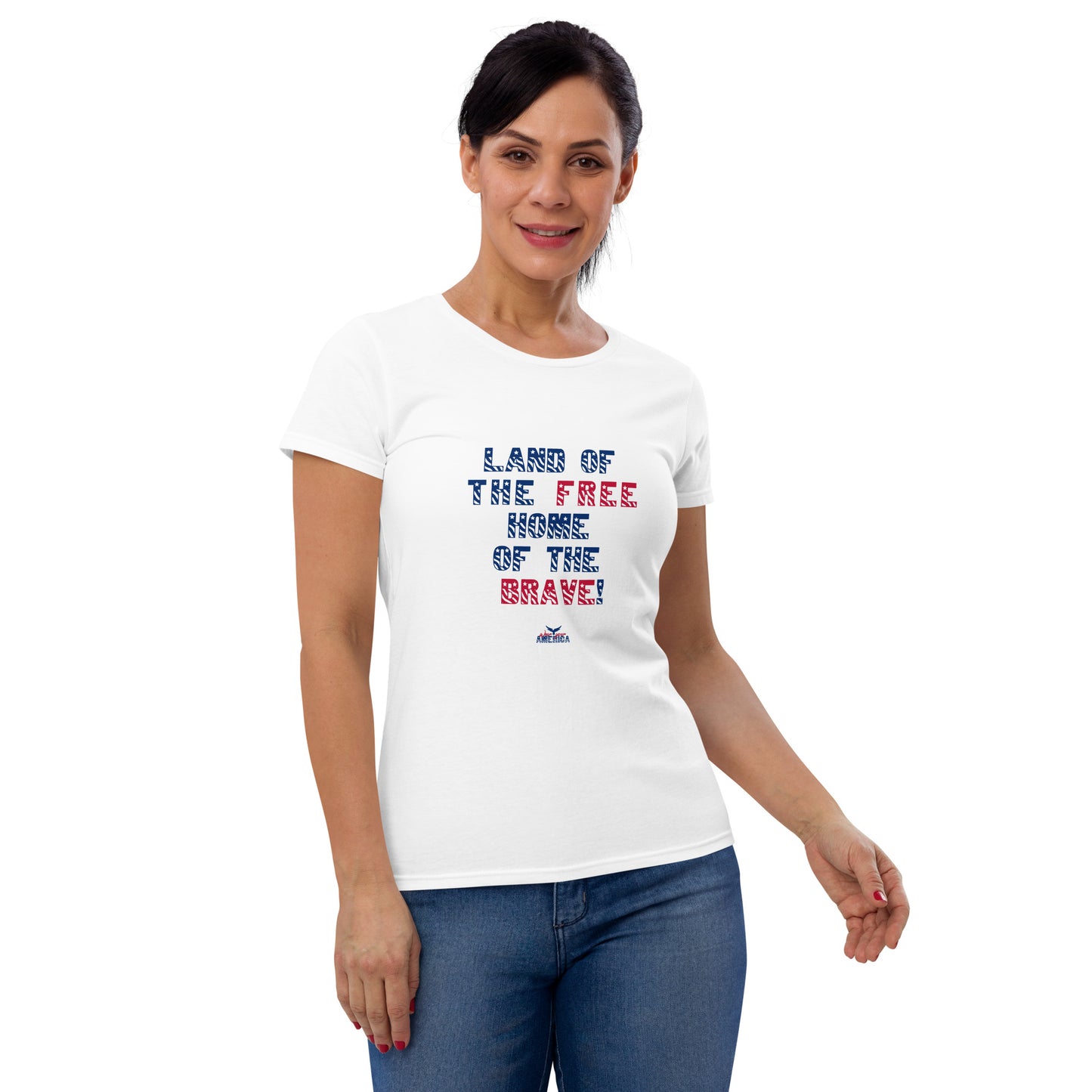 WYA Land of the Free Women's short sleeve t-shirt