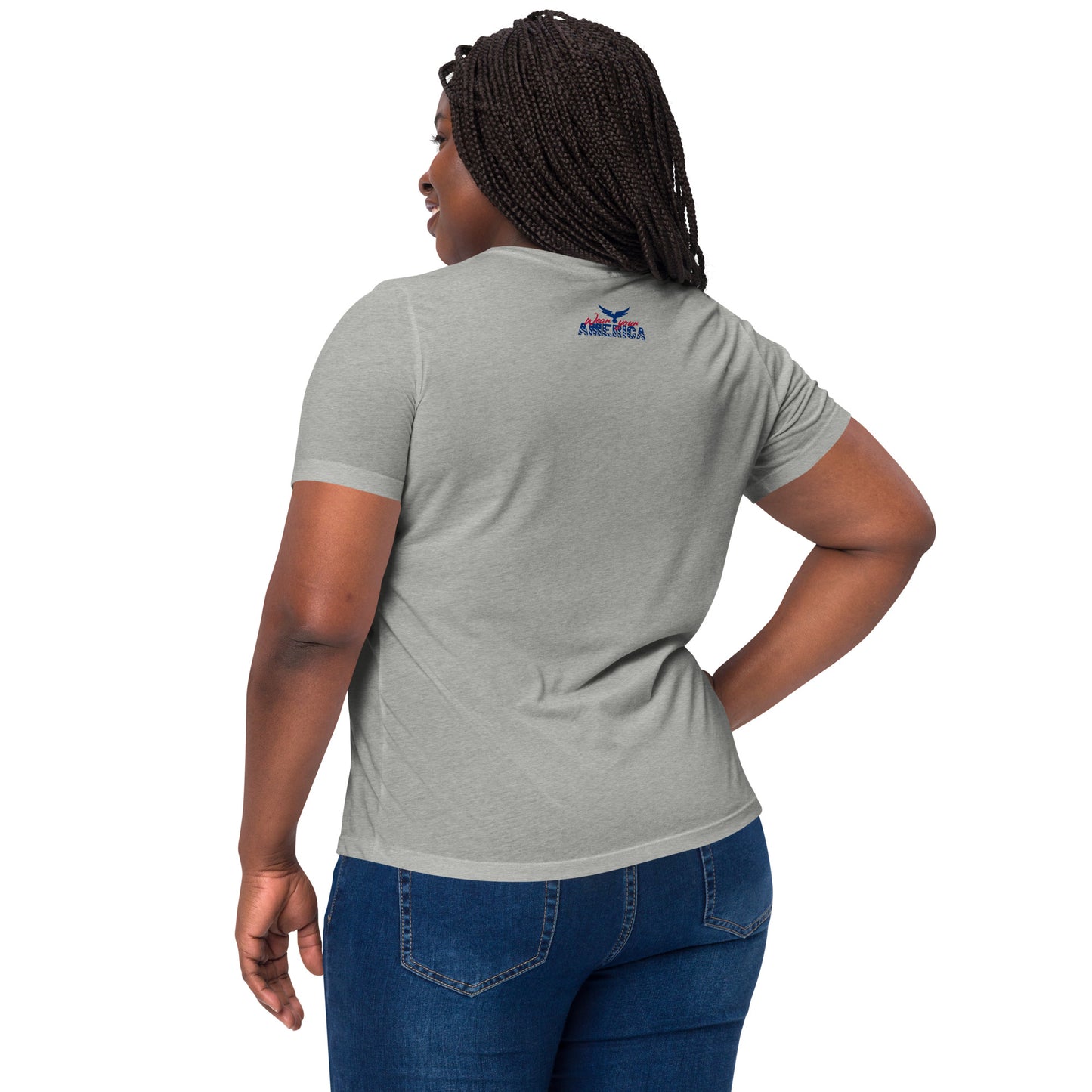 Wear Your America Women’s relaxed tri-blend t-shirt