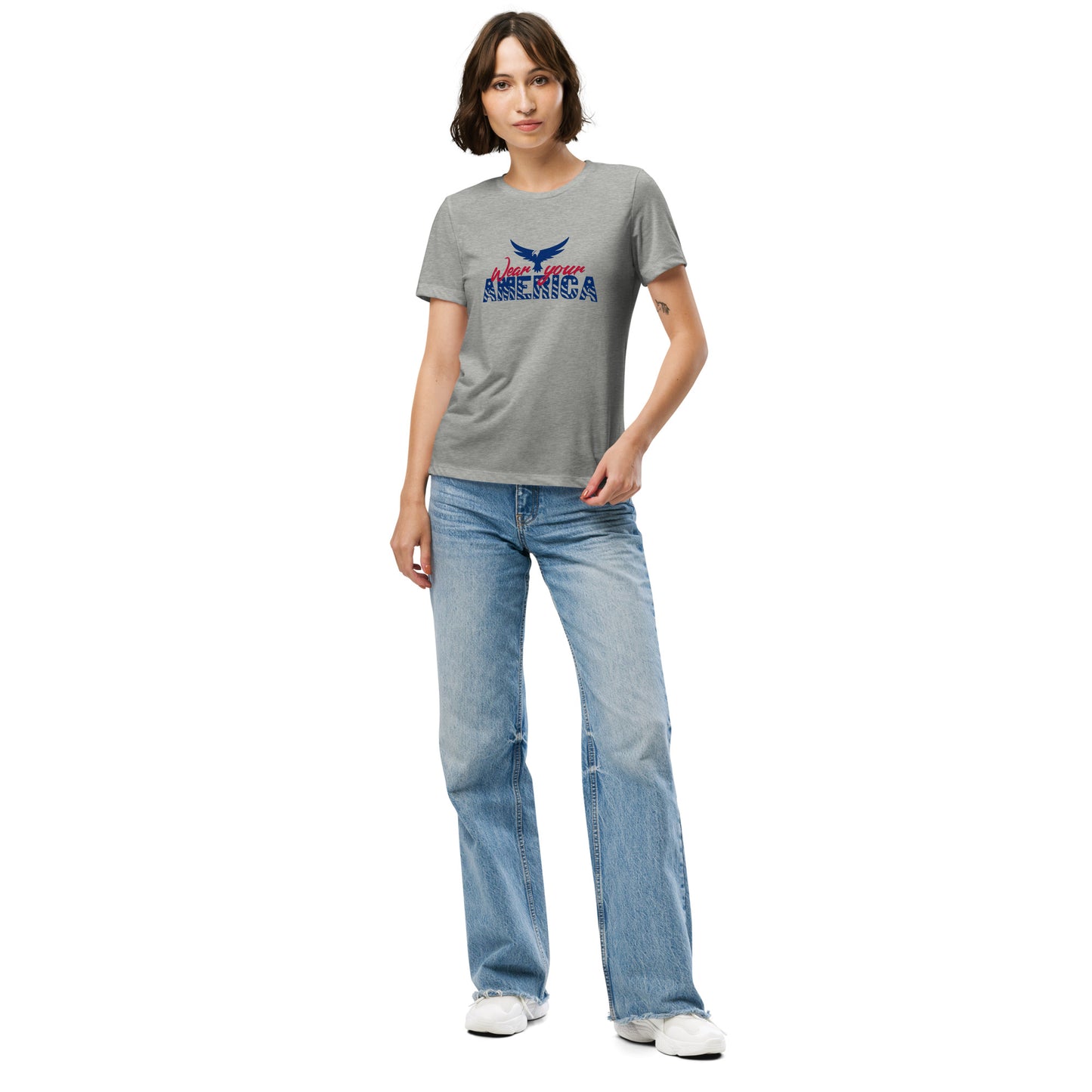 Wear Your America Women’s relaxed tri-blend t-shirt