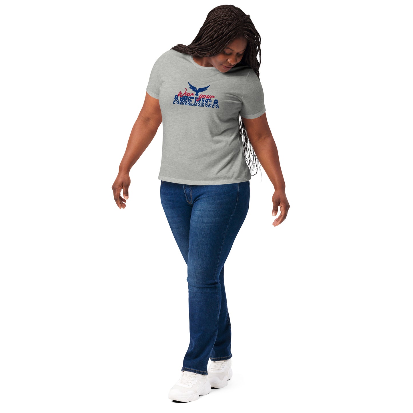 Wear Your America Women’s relaxed tri-blend t-shirt