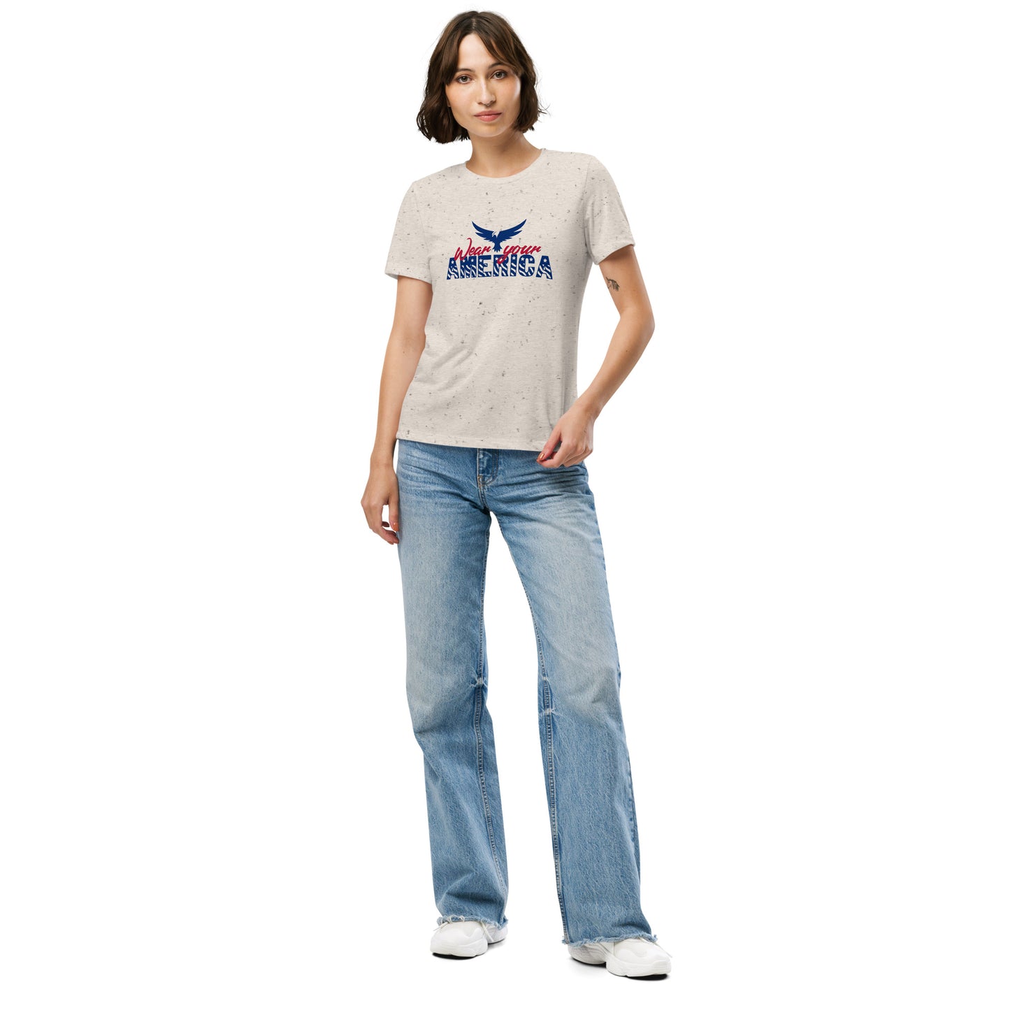 Wear Your America Women’s relaxed tri-blend t-shirt