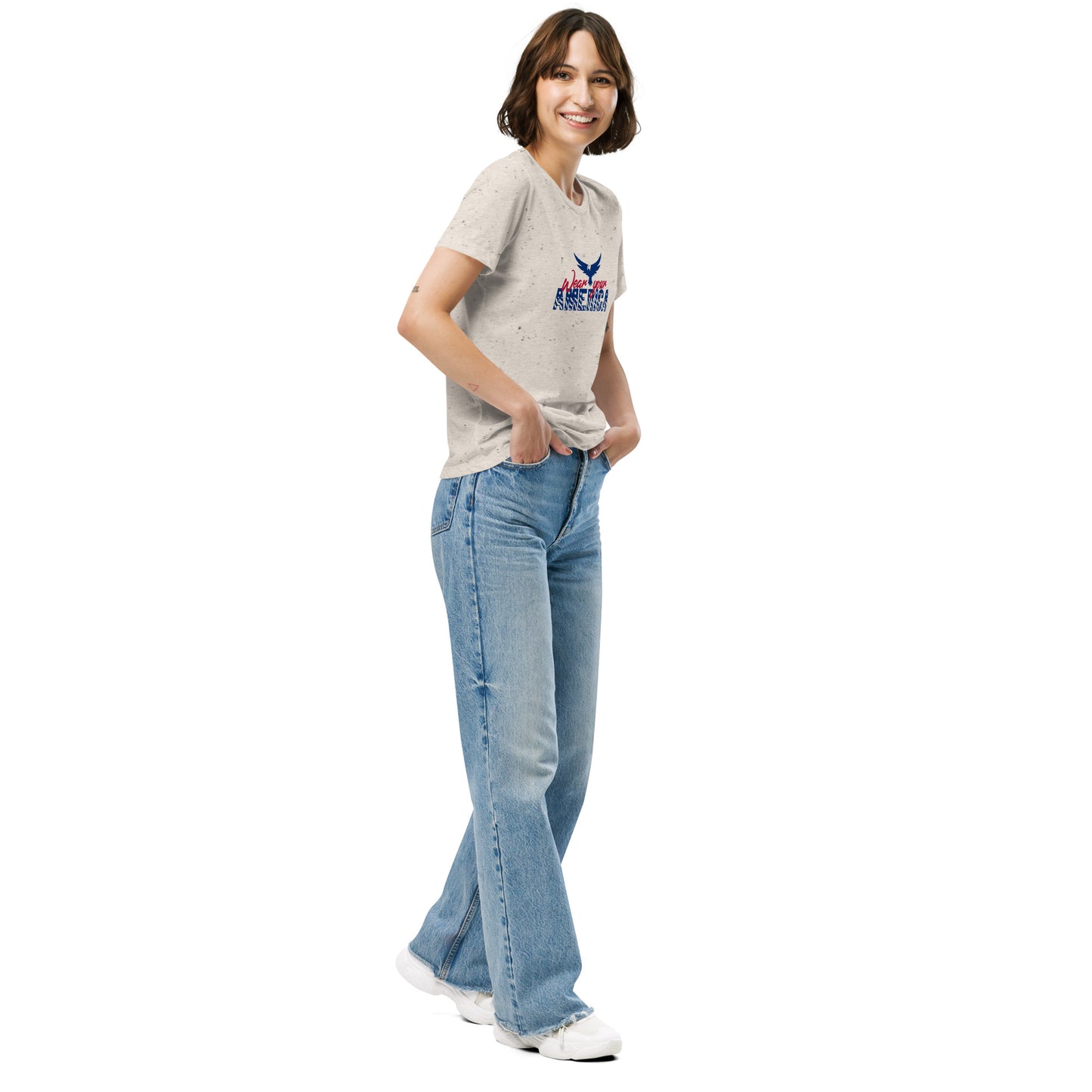 Wear Your America Women’s relaxed tri-blend t-shirt