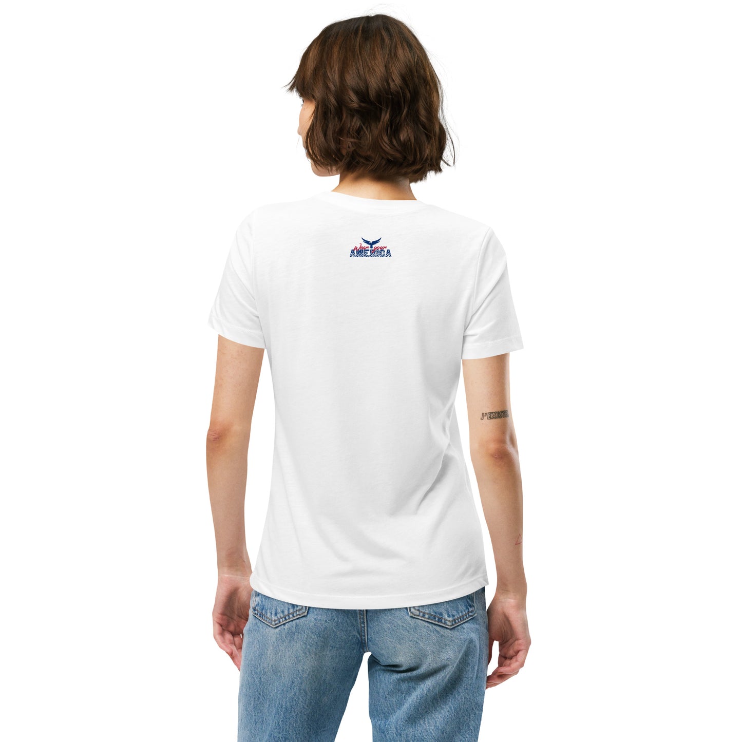 WYA America First Women’s relaxed tri-blend t-shirt