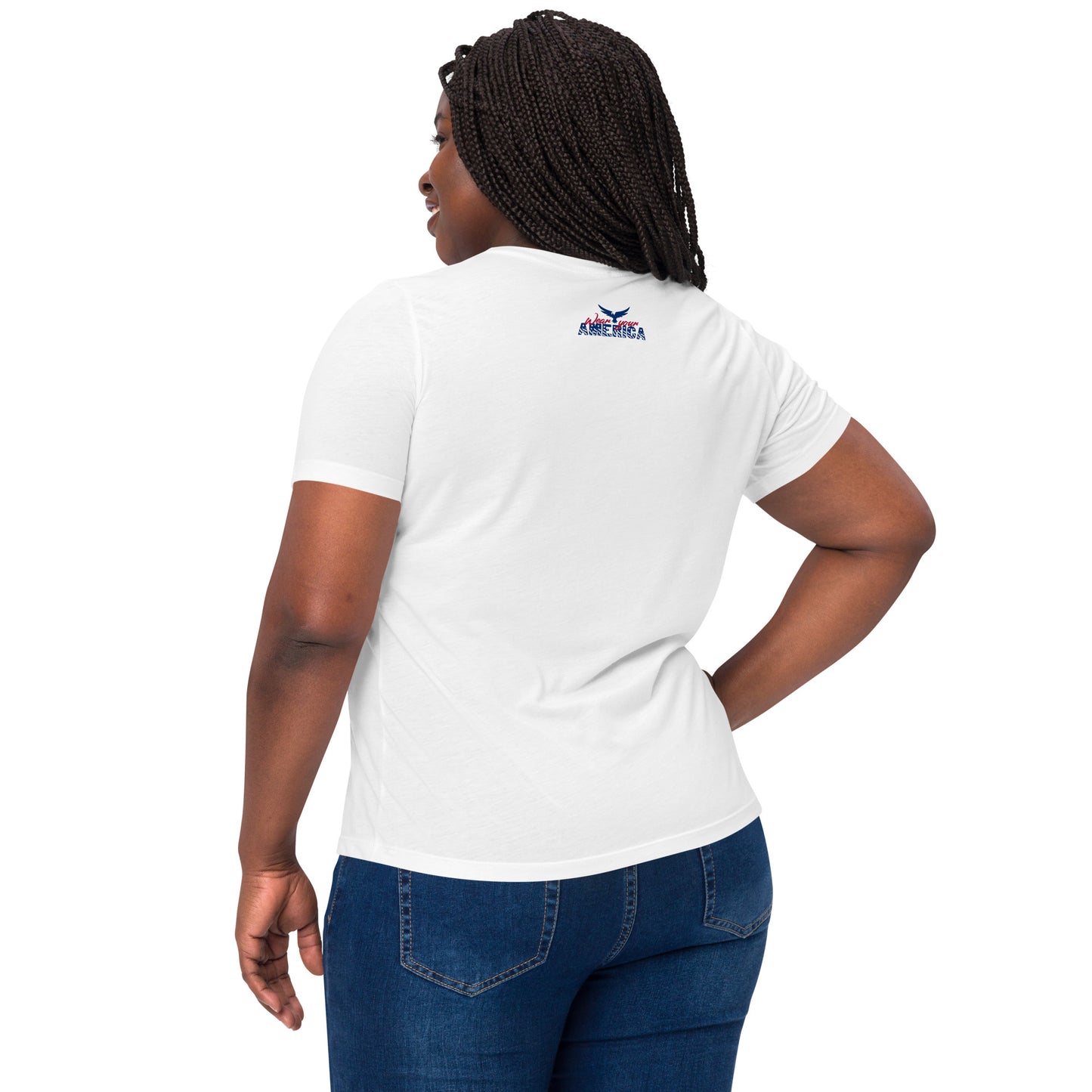 Wear Your America Women’s relaxed tri-blend t-shirt