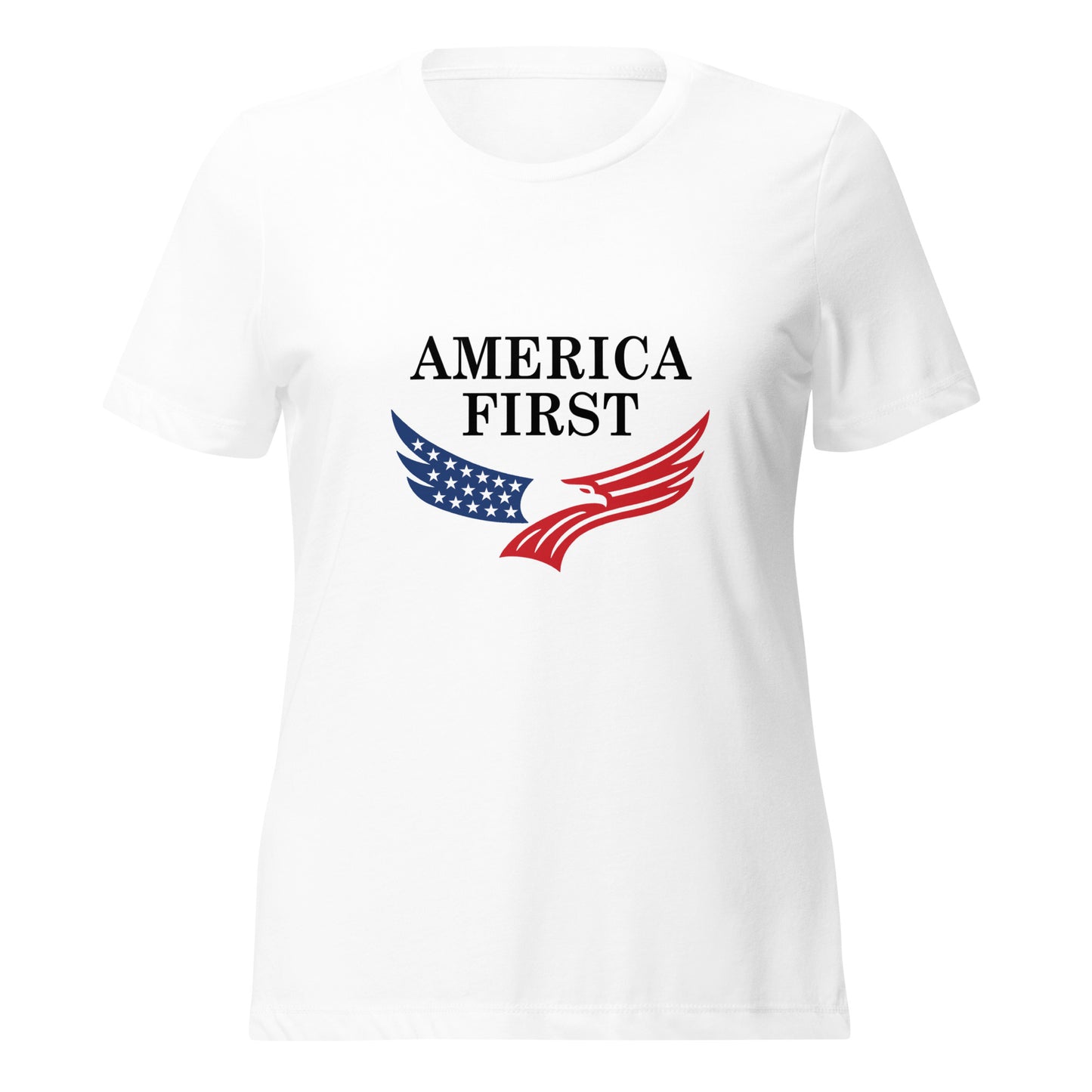 WYA America First Women’s relaxed tri-blend t-shirt