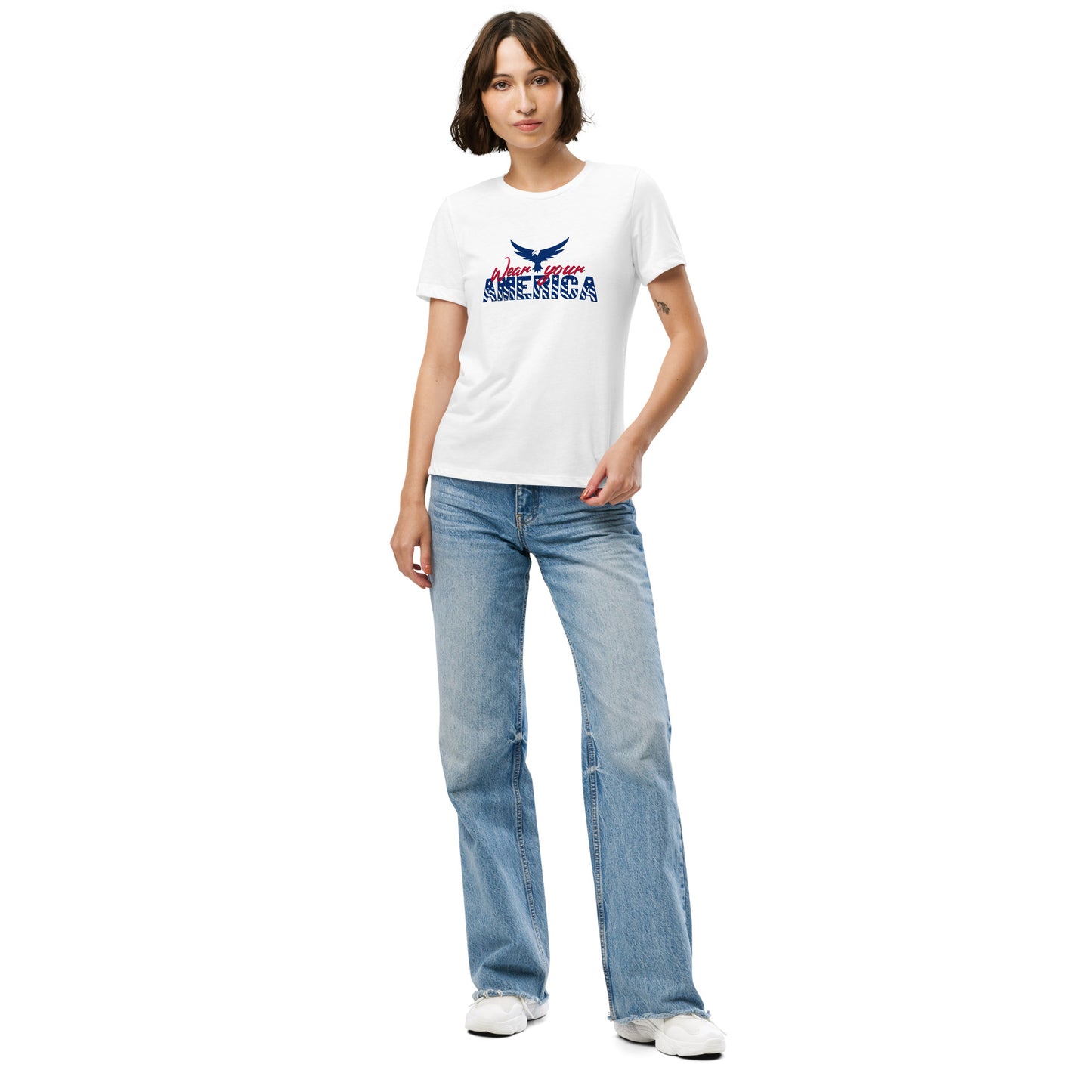 Wear Your America Women’s relaxed tri-blend t-shirt
