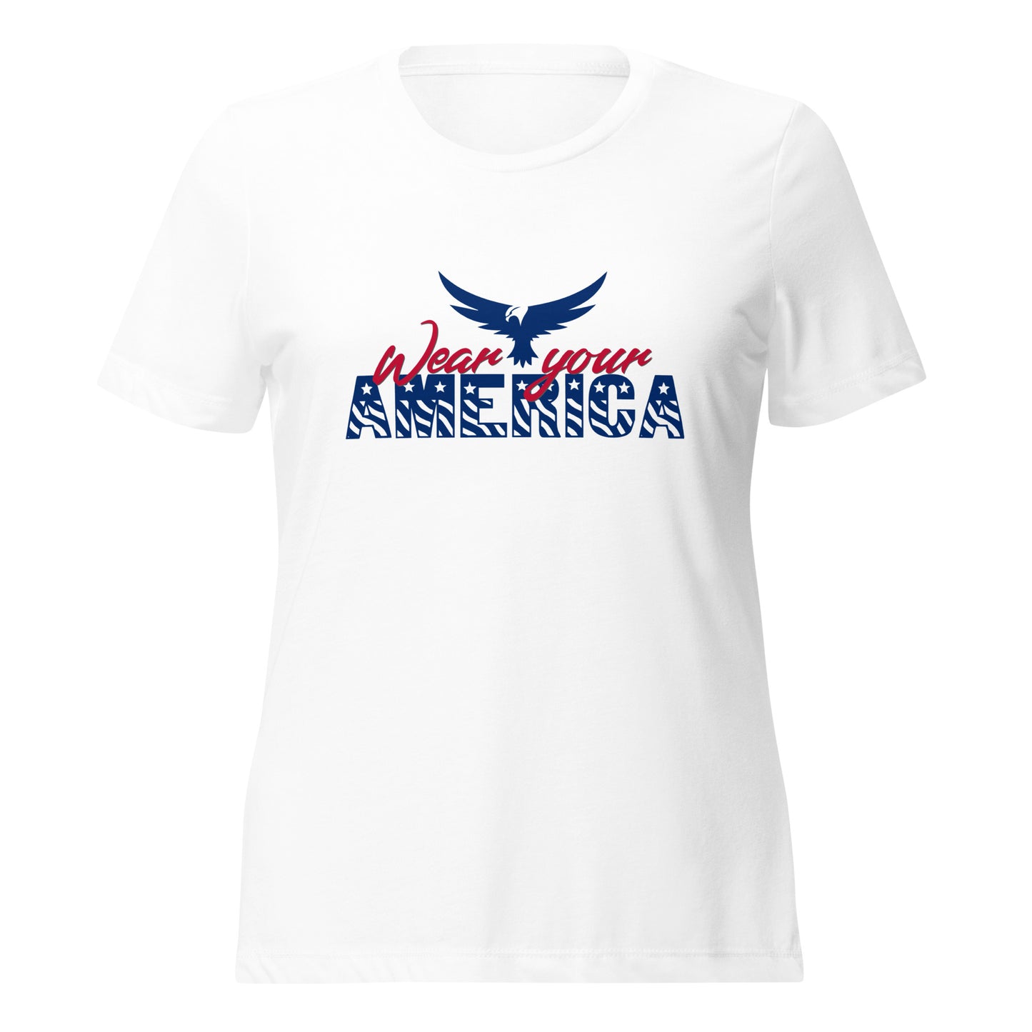 Wear Your America Women’s relaxed tri-blend t-shirt