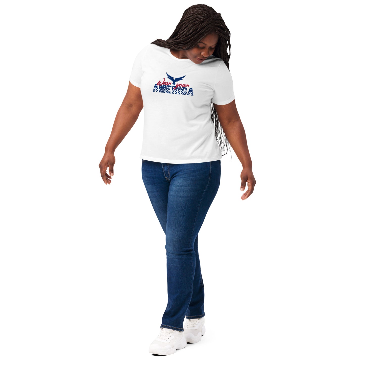 Wear Your America Women’s relaxed tri-blend t-shirt