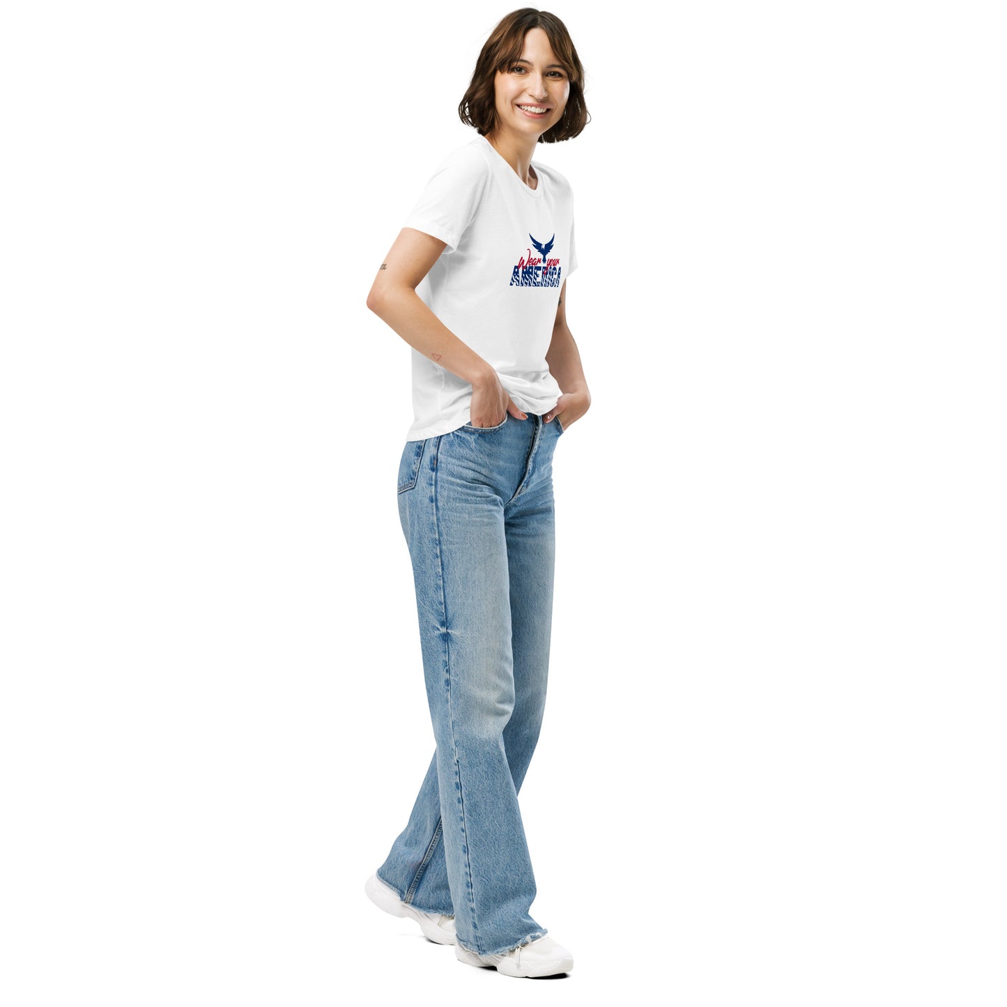 Wear Your America Women’s relaxed tri-blend t-shirt