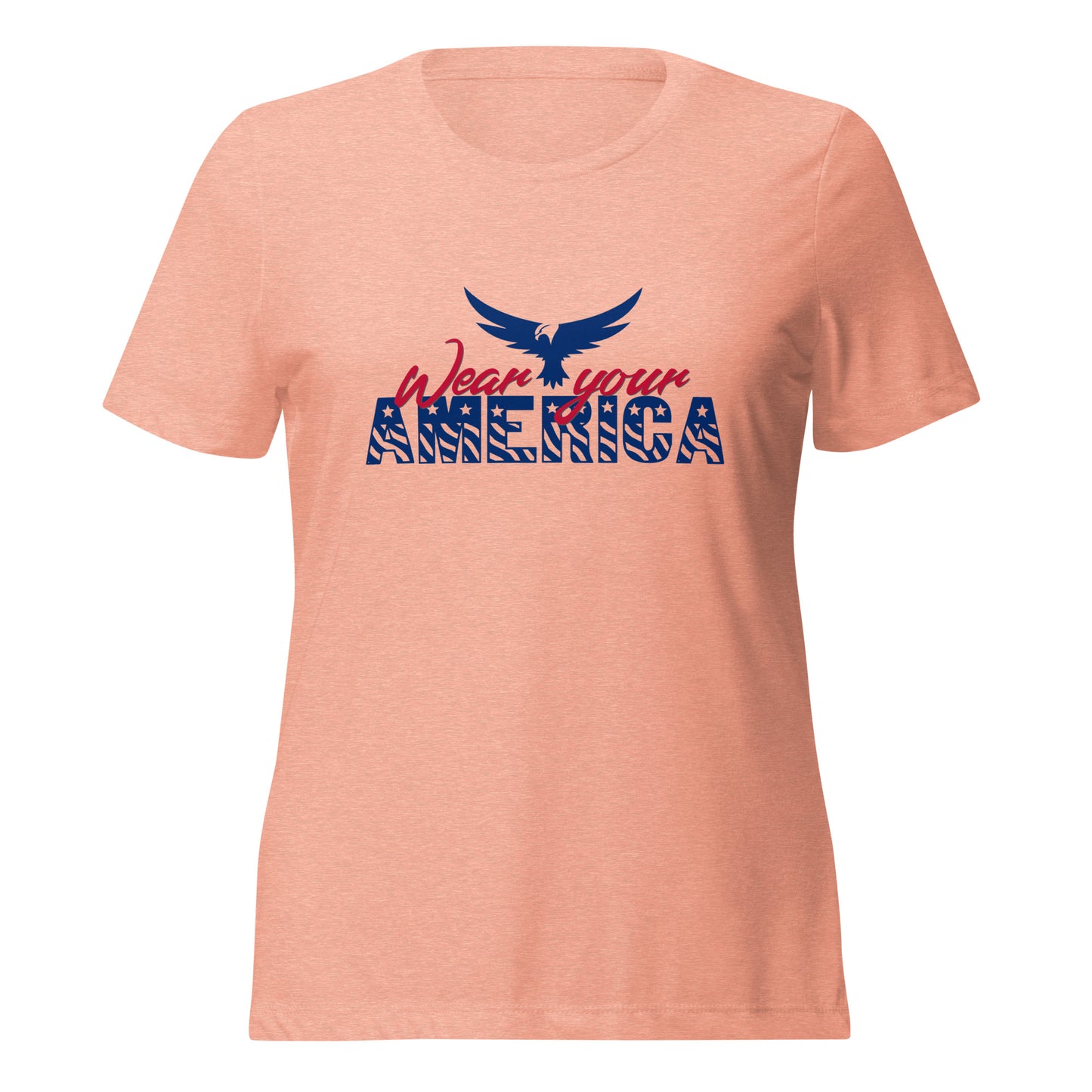 Wear Your America Women’s relaxed tri-blend t-shirt