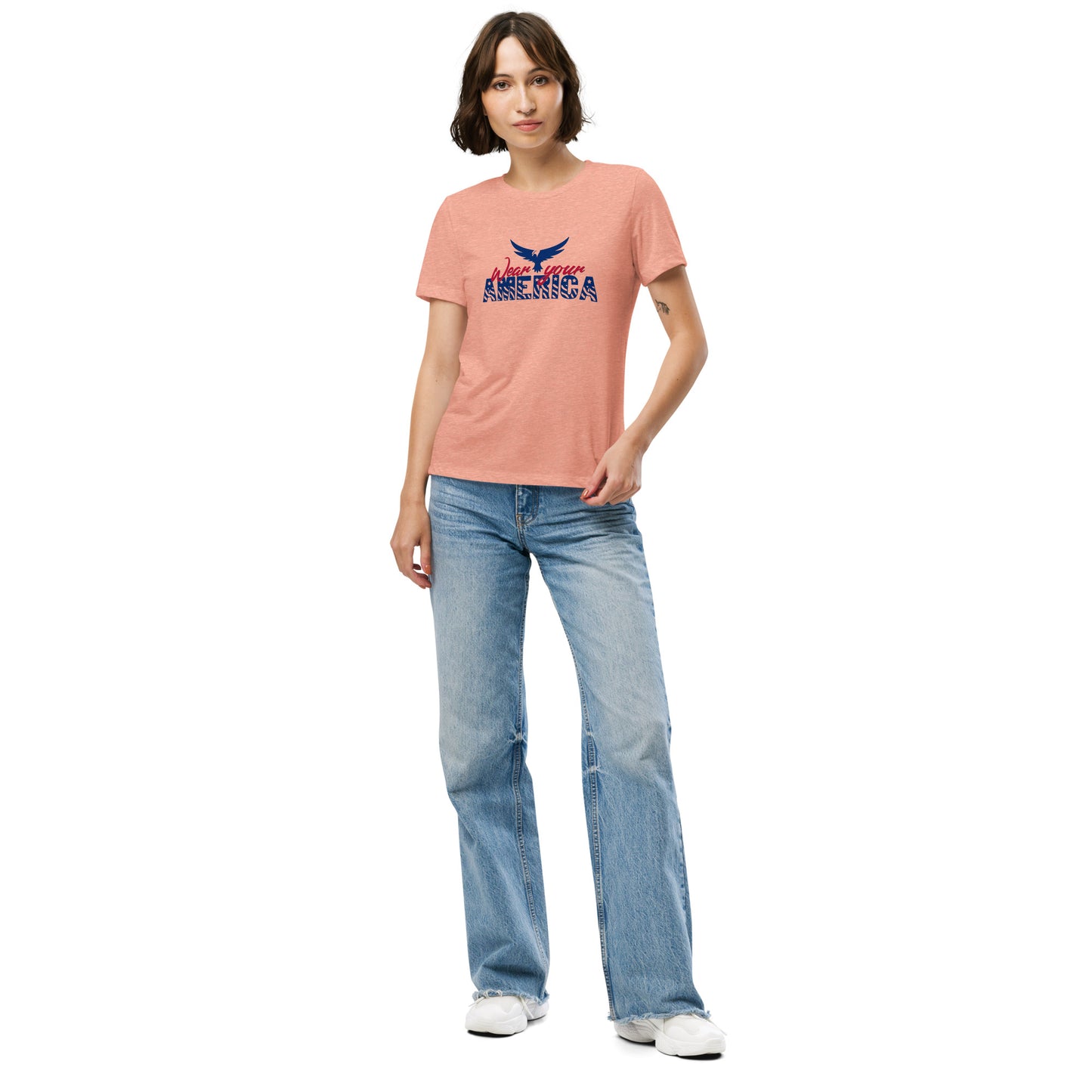 Wear Your America Women’s relaxed tri-blend t-shirt