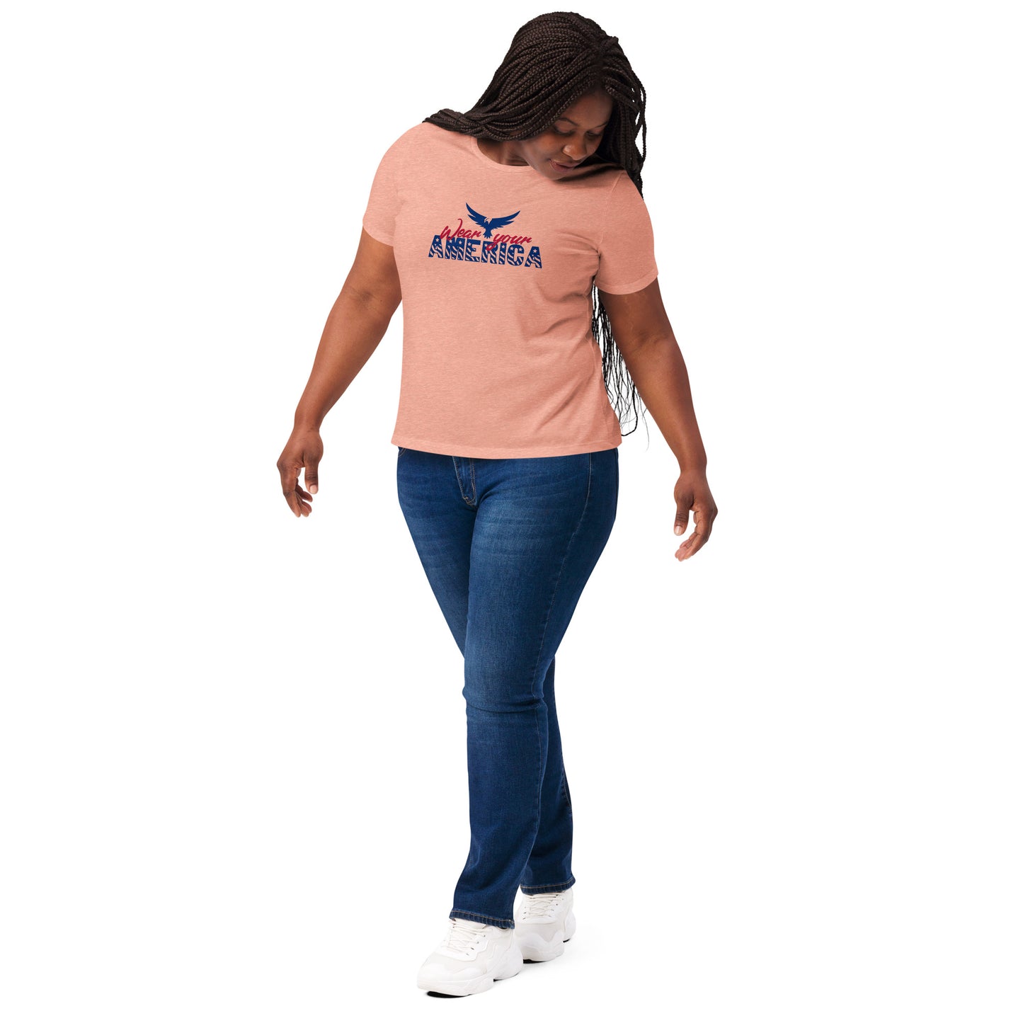 Wear Your America Women’s relaxed tri-blend t-shirt
