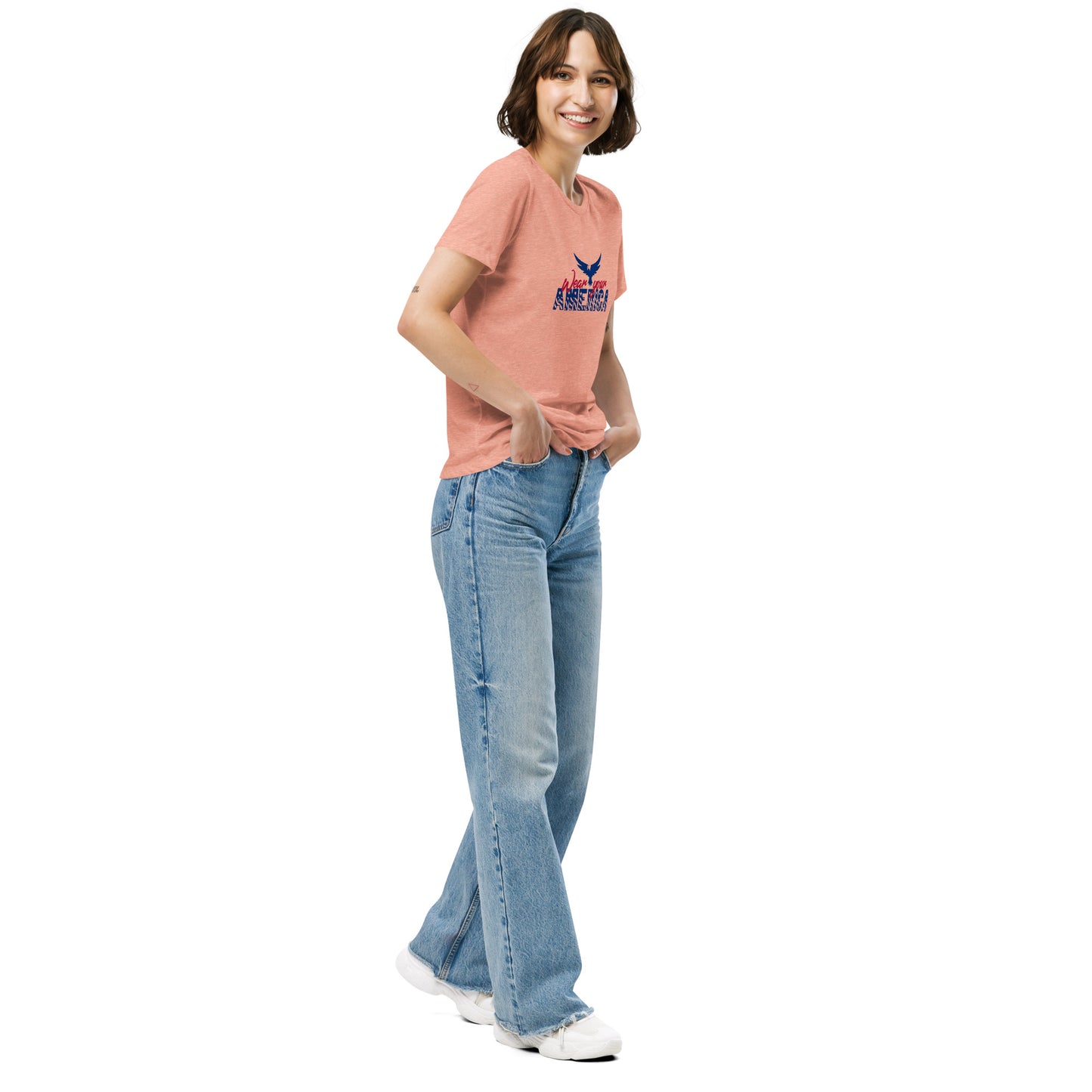 Wear Your America Women’s relaxed tri-blend t-shirt