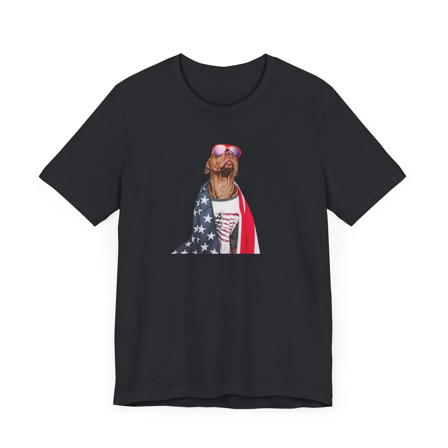 Patriotic Dog WYA Unisex Jersey Short Sleeve Tee