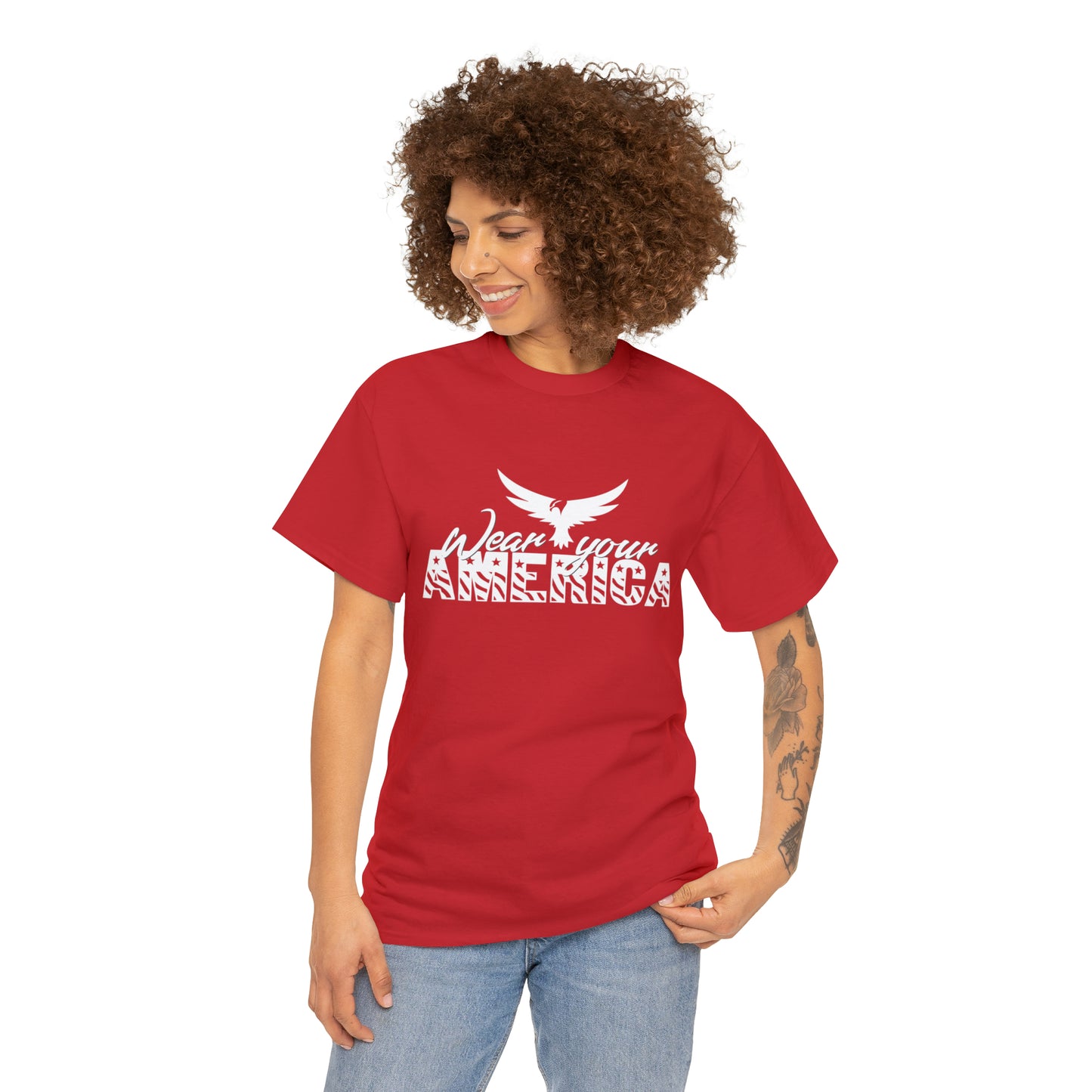 Wear Your America Logo Unisex Heavy Cotton Tee