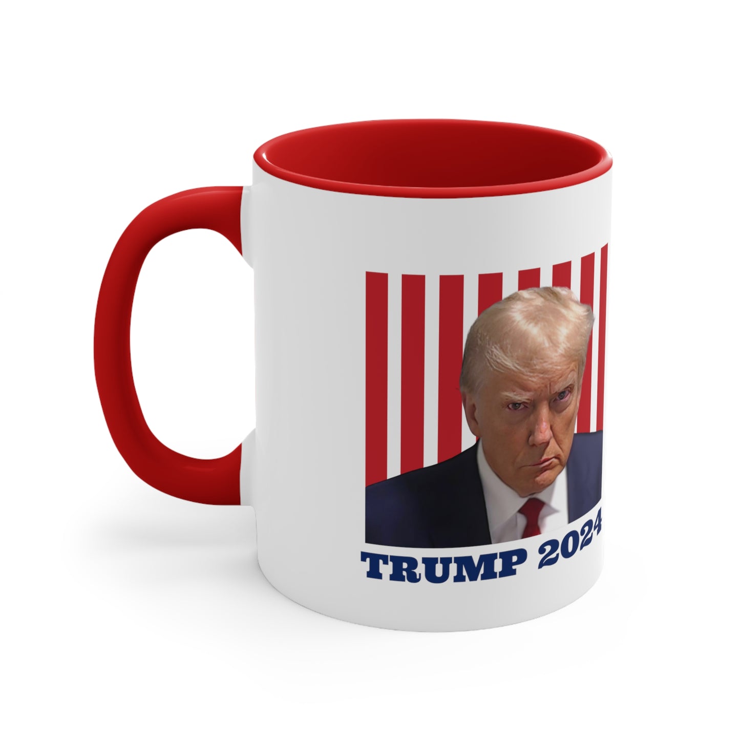 Trump 2024 Accent Coffee Mug, 11oz