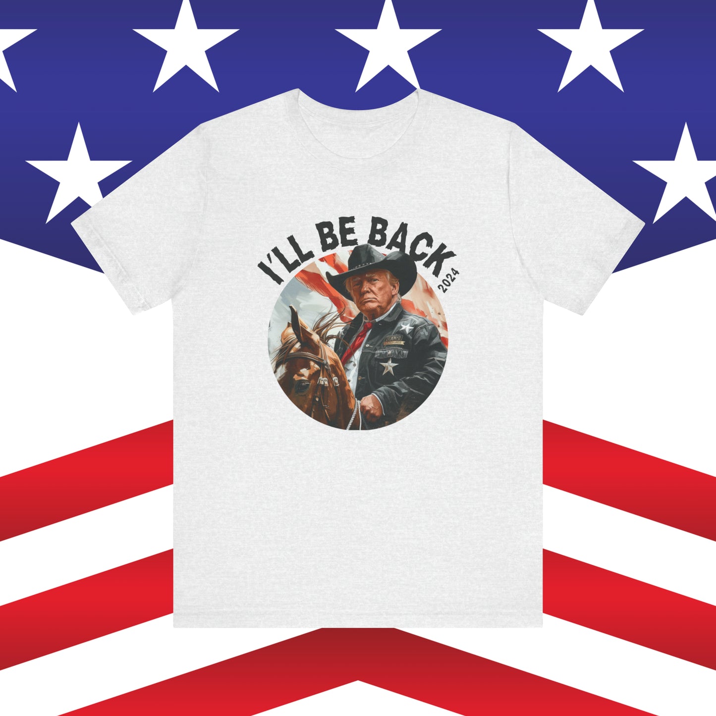 I´ll be back Trump 2024 WYA Unisex Jersey Short Sleeve Tee