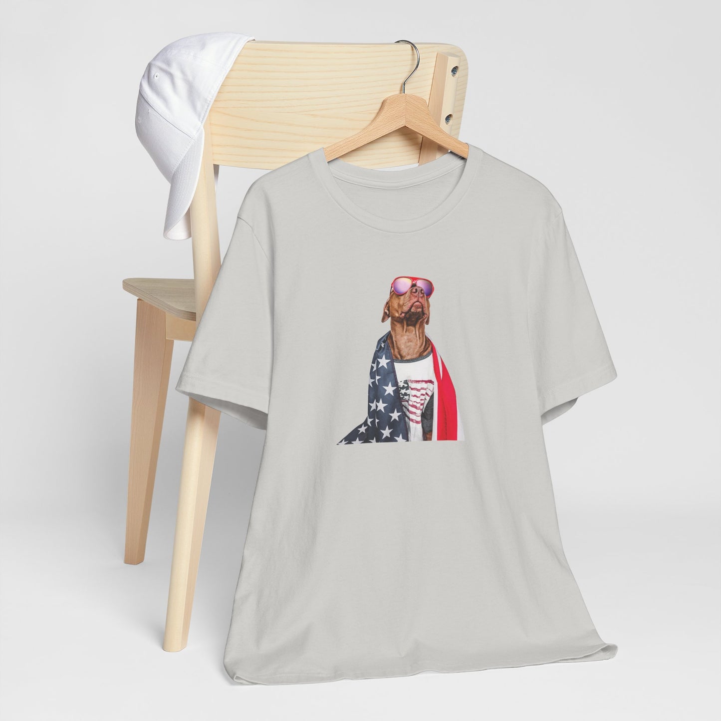 Patriotic Dog WYA Unisex Jersey Short Sleeve Tee