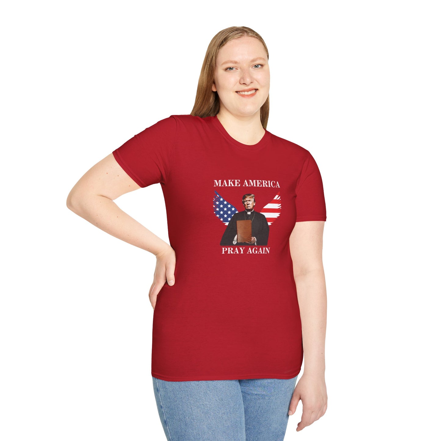 Make America Pray Again Unisex Softstyle T-Shirt