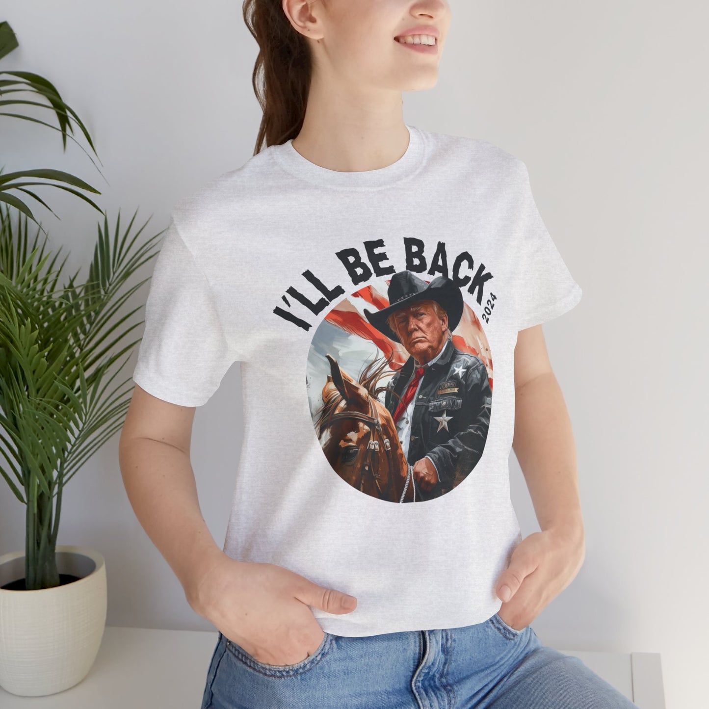 I´ll be back Trump 2024 WYA Unisex Jersey Short Sleeve Tee