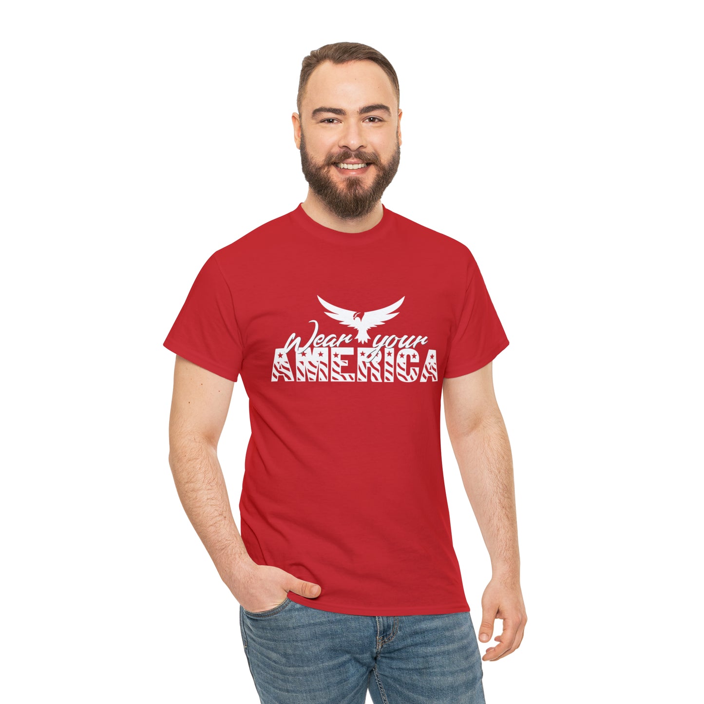 Wear Your America Logo Unisex Heavy Cotton Tee