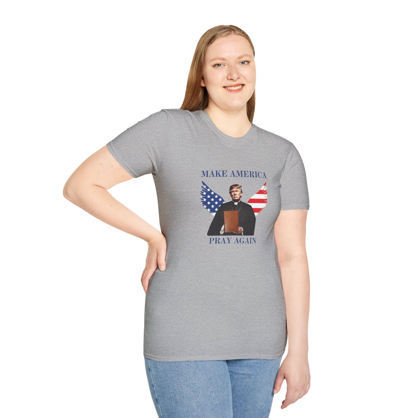 Make America Pray Again Unisex Softstyle T-Shirt