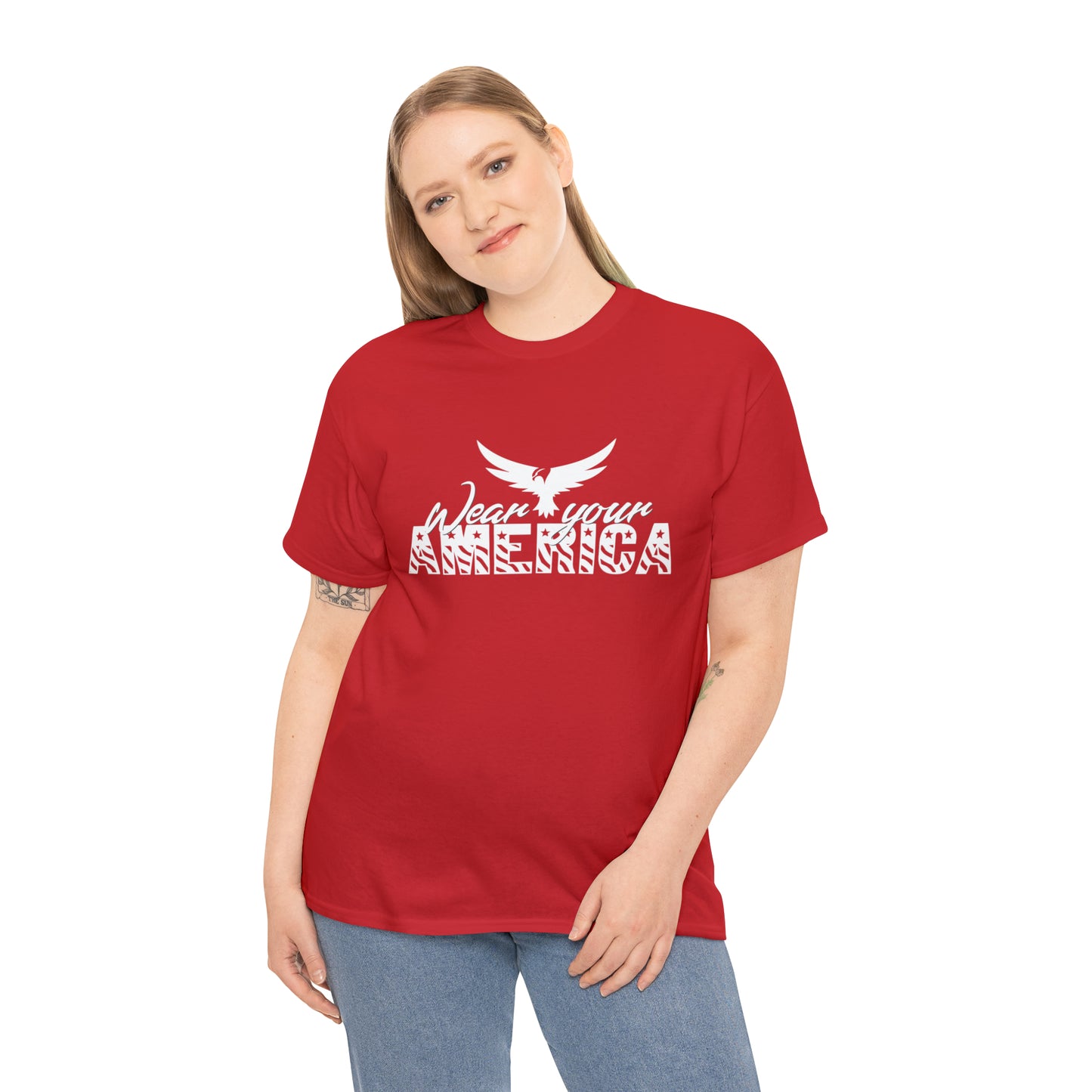 Wear Your America Logo Unisex Heavy Cotton Tee