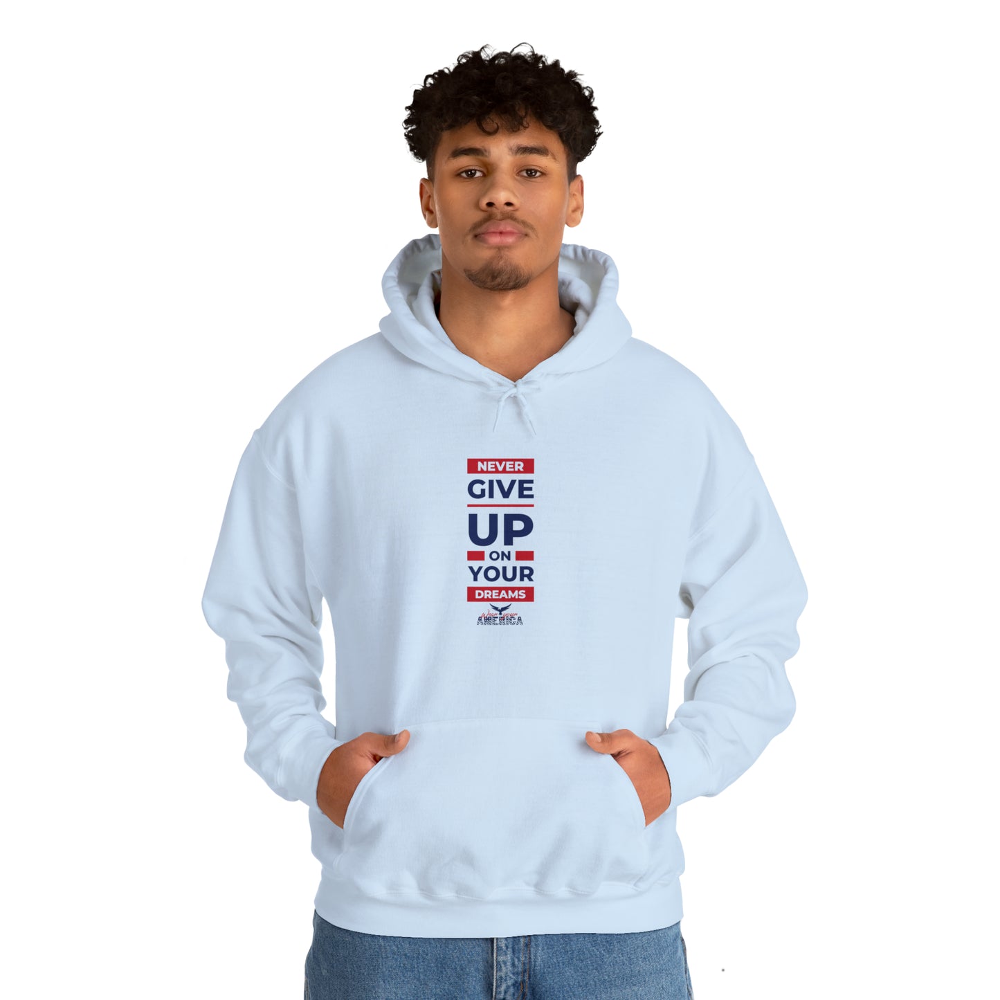 Never Give Up on your Dreams WYA Unisex Heavy Blend™ Hooded Sweatshirt