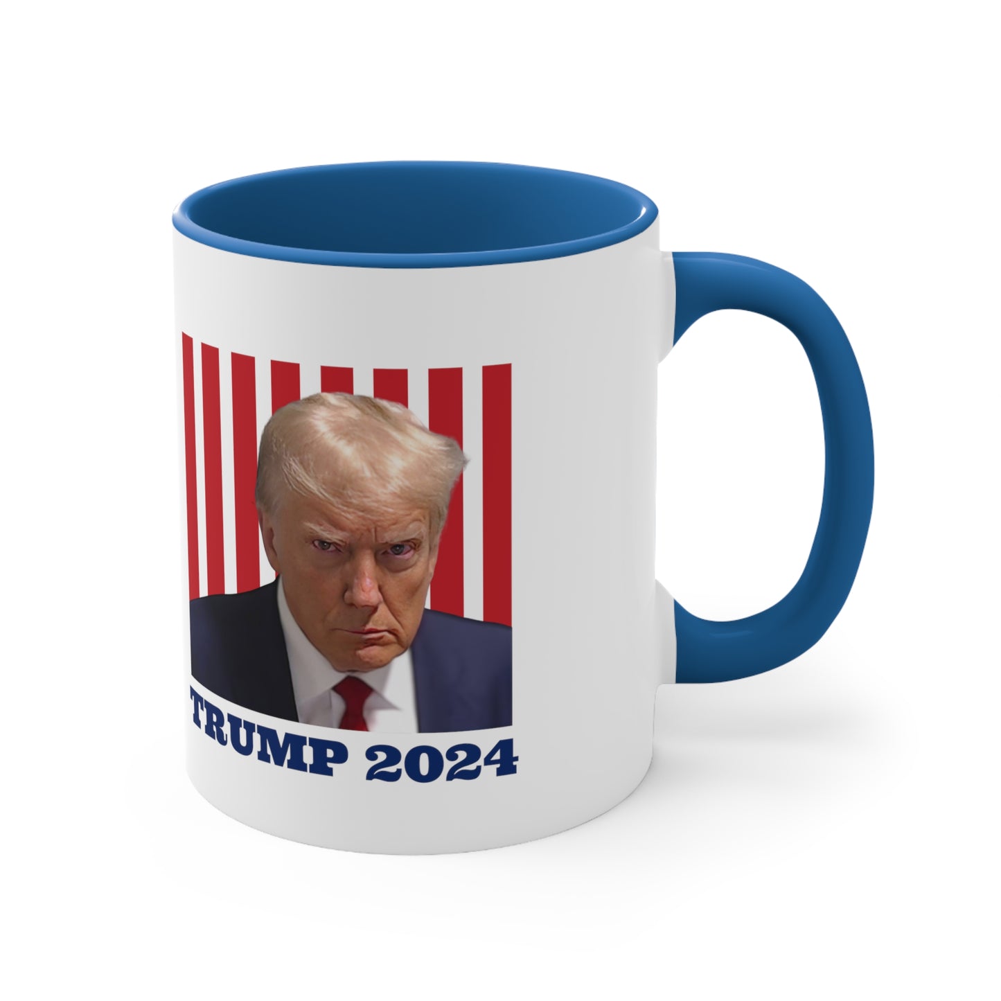 Trump 2024 Accent Coffee Mug, 11oz