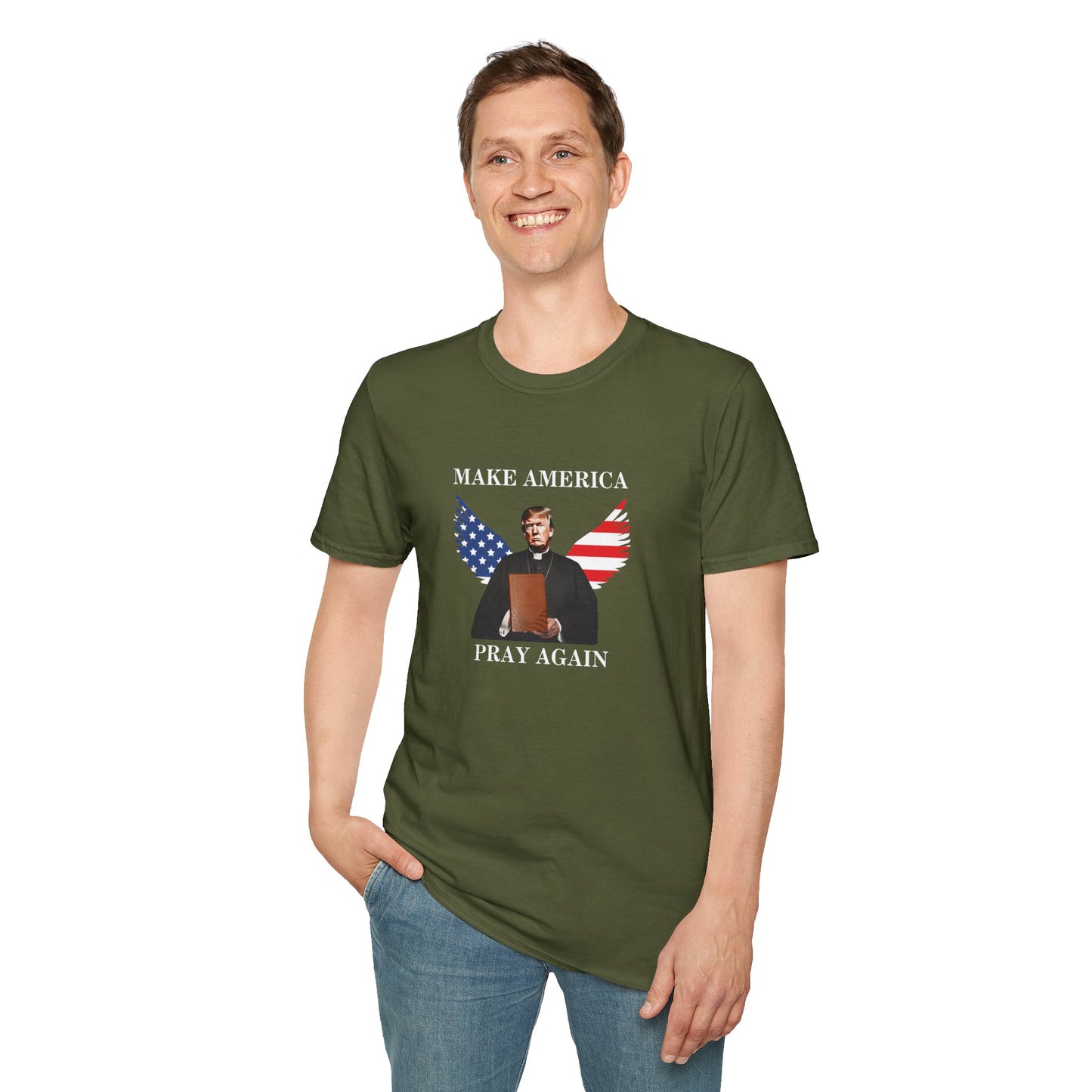 Make America Pray Again Unisex Softstyle T-Shirt