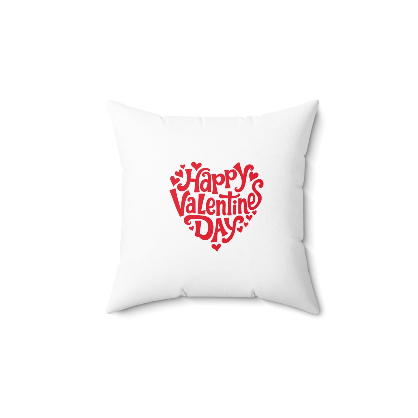 Happy Valentine's Day Square Pillow