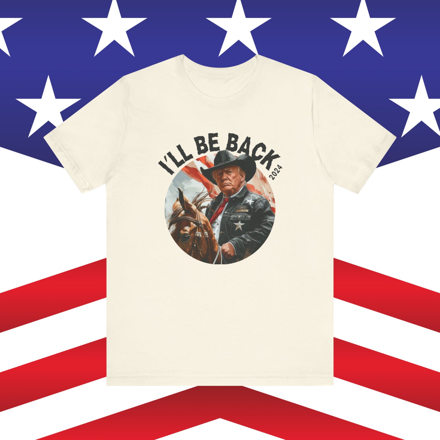 I´ll be back Trump 2024 WYA Unisex Jersey Short Sleeve Tee