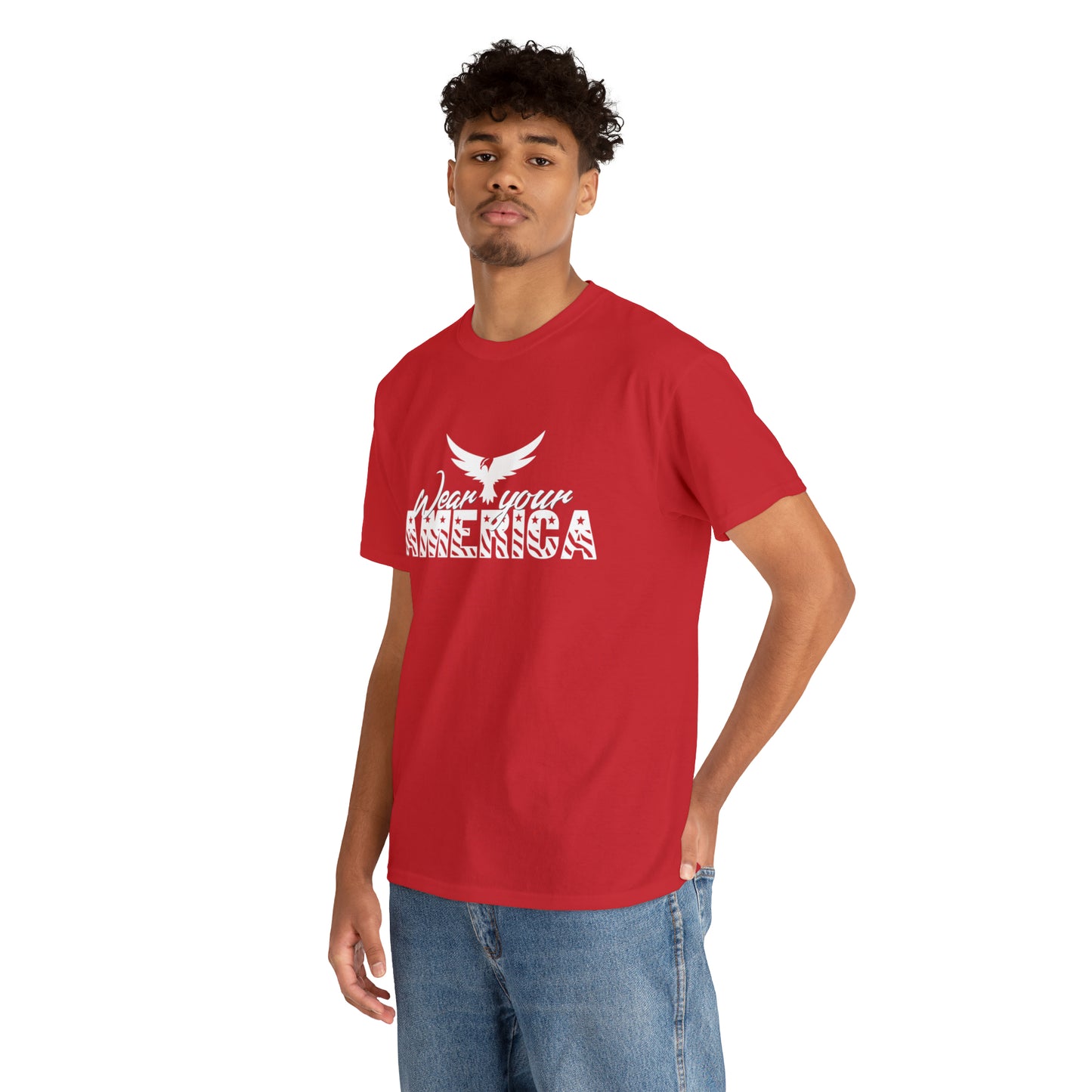 Wear Your America Logo Unisex Heavy Cotton Tee