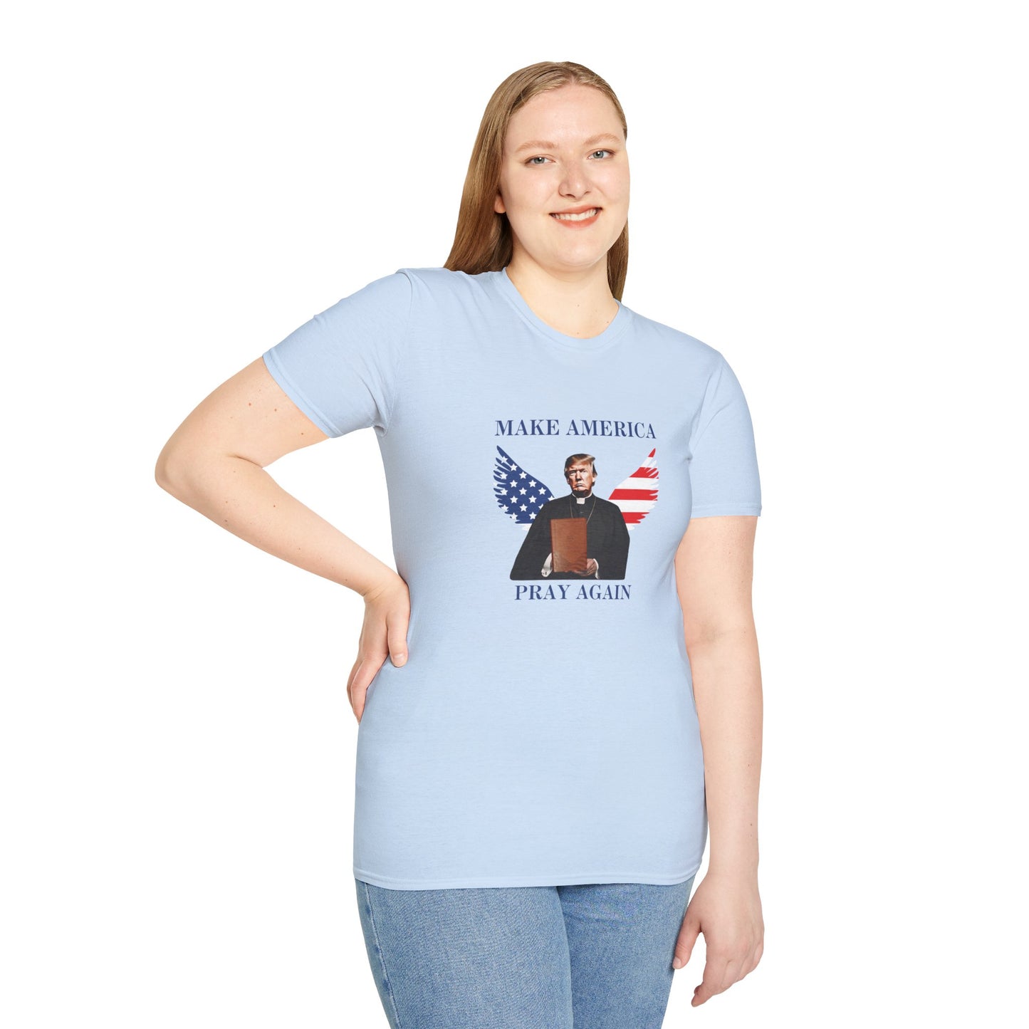 Make America Pray Again Unisex Softstyle T-Shirt