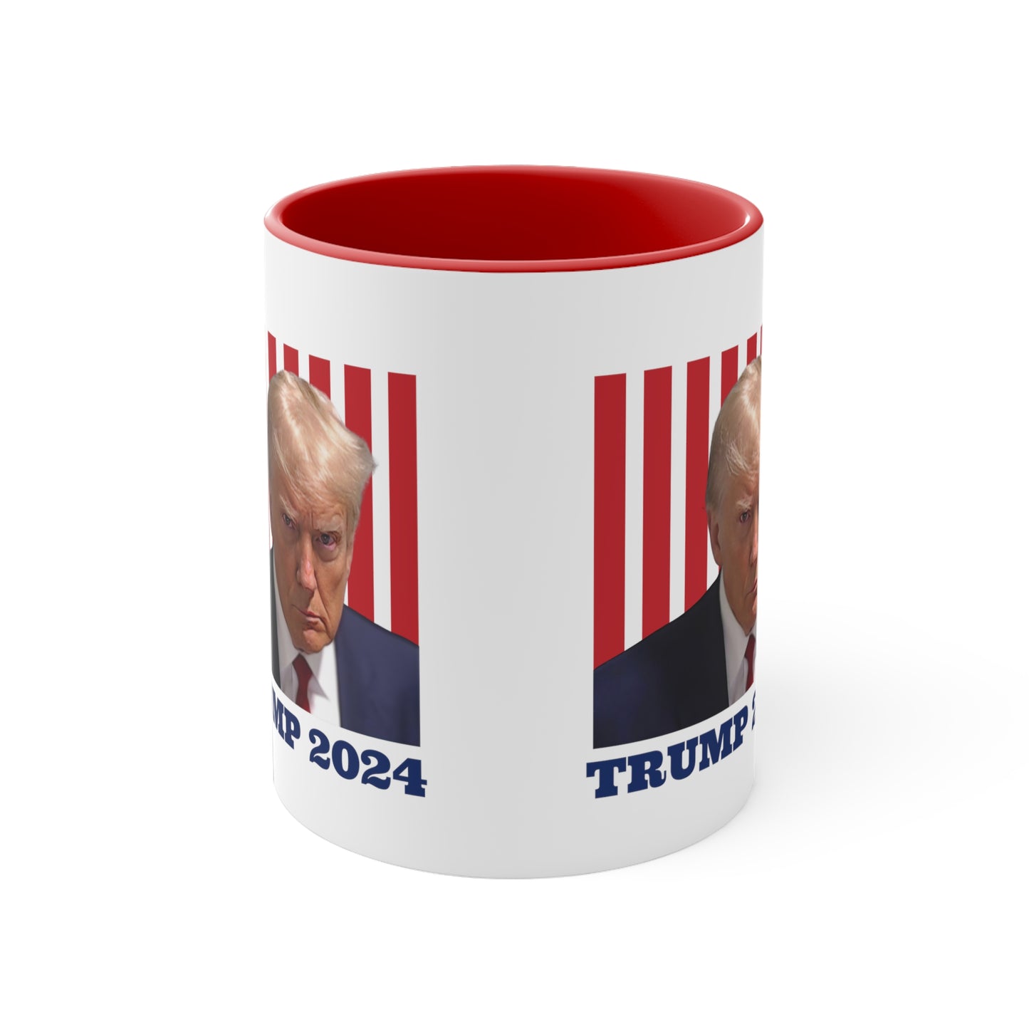 Trump 2024 Accent Coffee Mug, 11oz