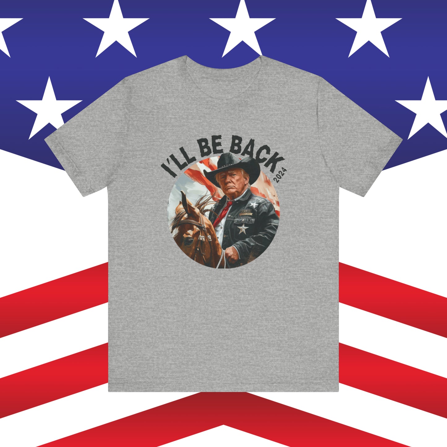 I´ll be back Trump 2024 WYA Unisex Jersey Short Sleeve Tee