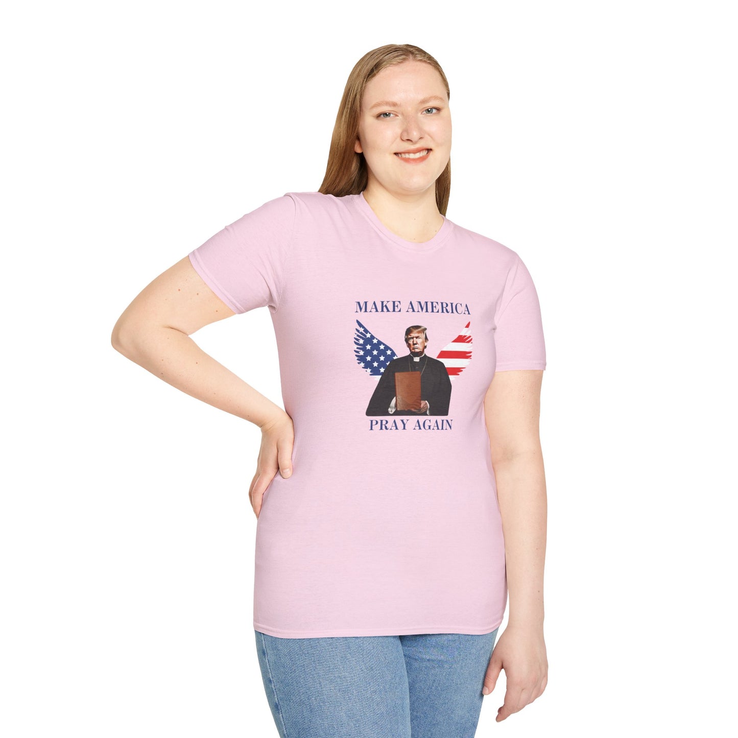 Make America Pray Again Unisex Softstyle T-Shirt